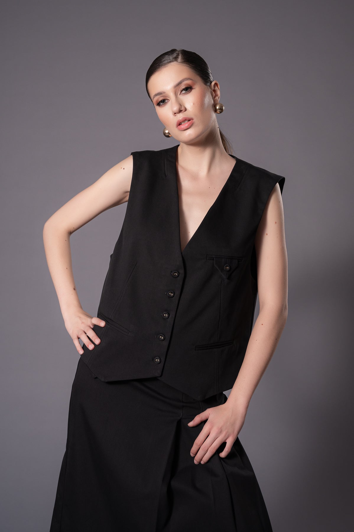 AMY Tailored Oversized Vest
