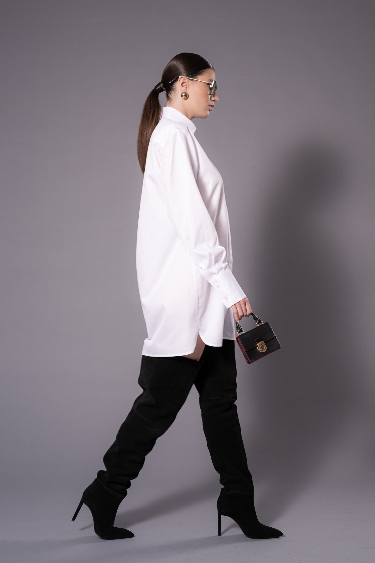 VICTORIA White Long Shirt