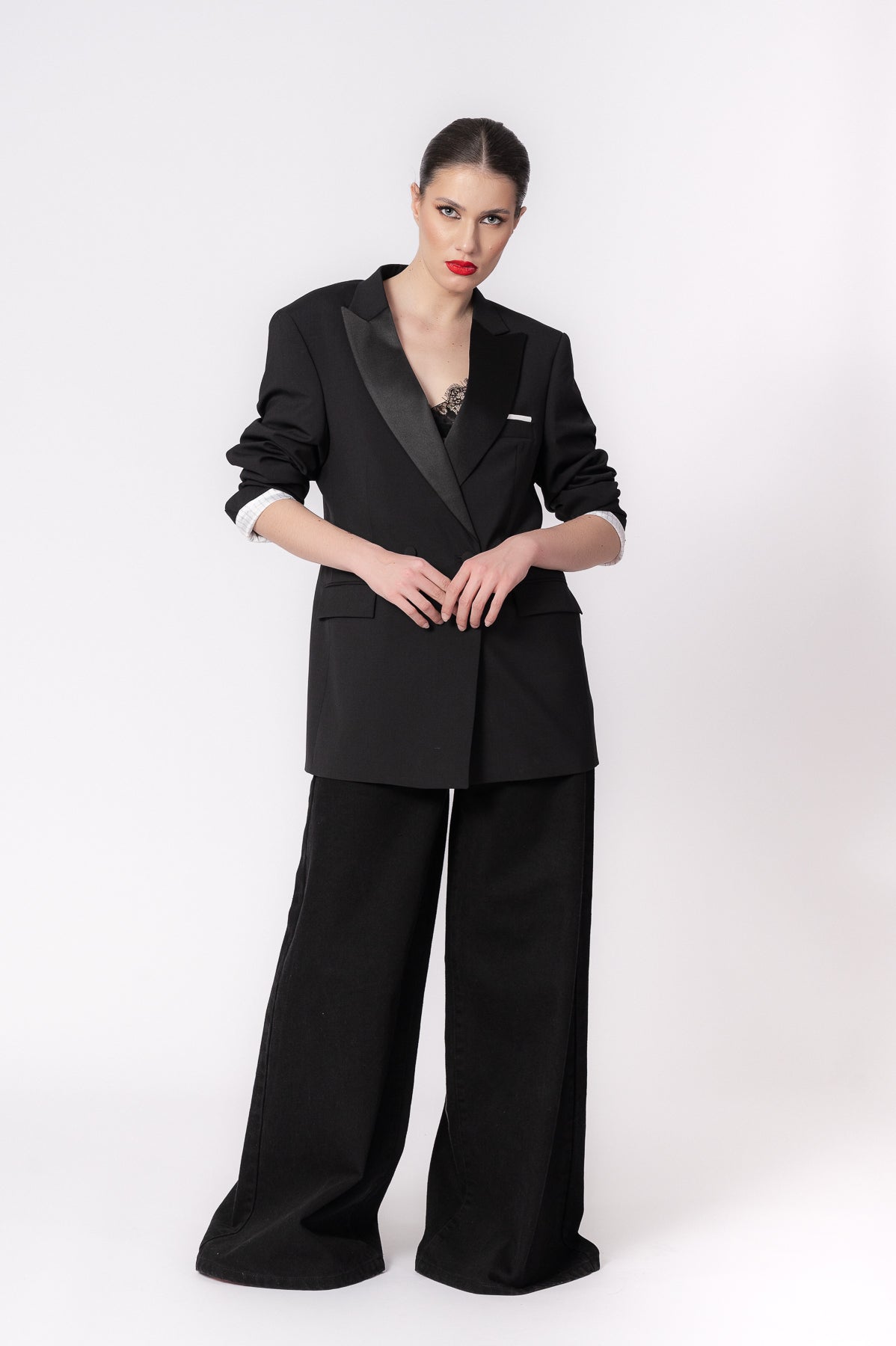 LORENA Wide - Leg High - Rise Jeans