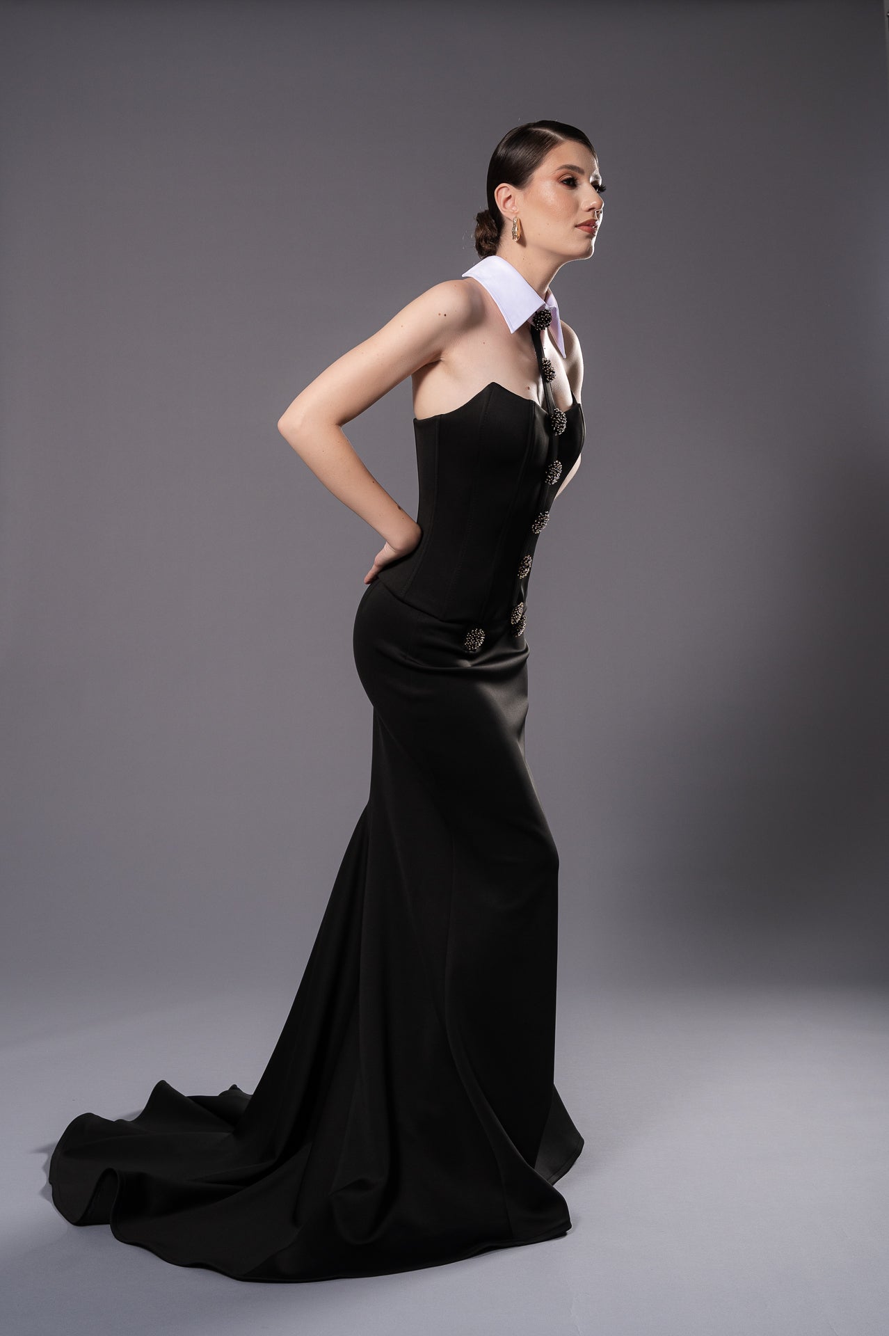 NOEMIE Corset With Collar