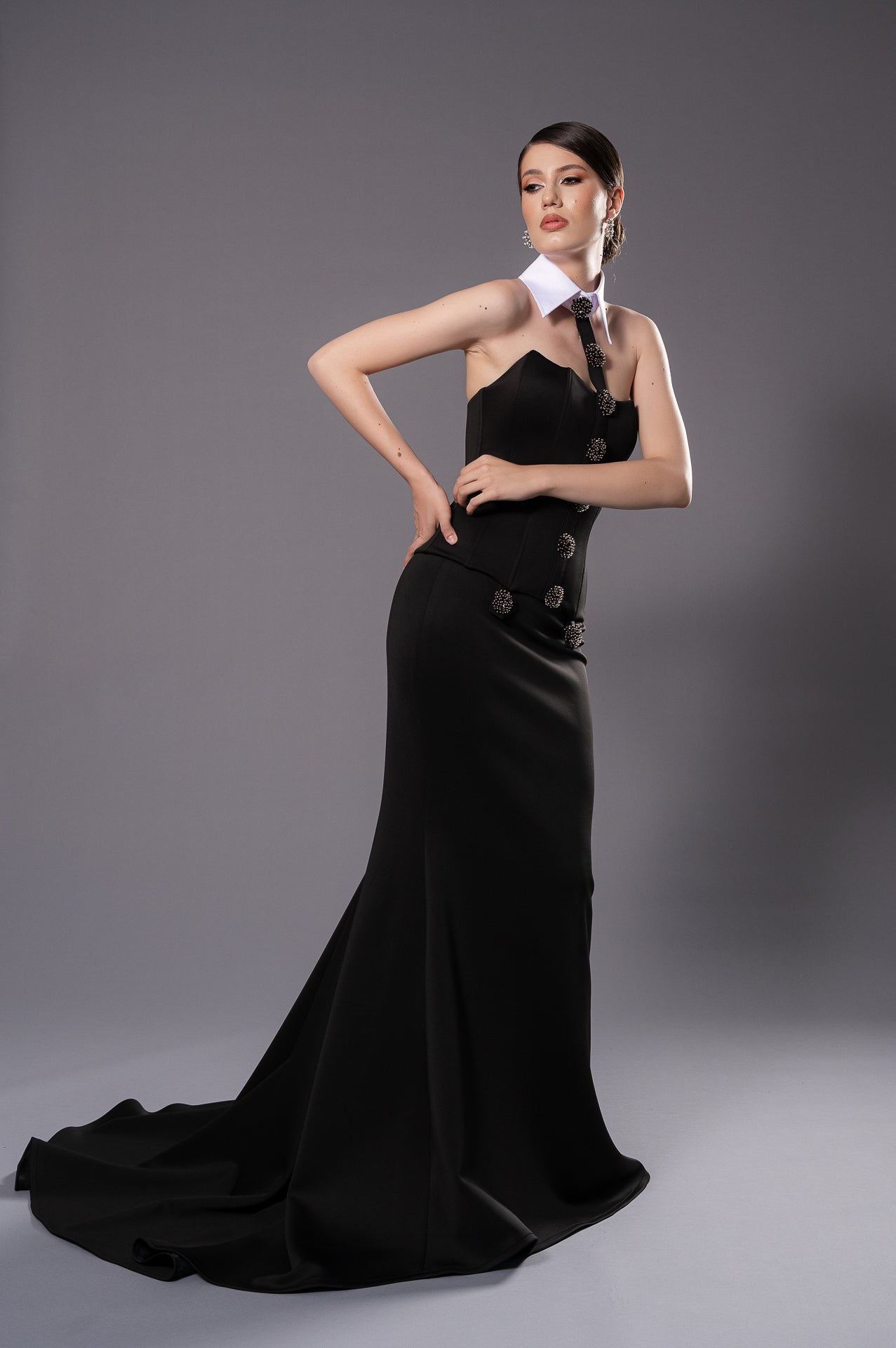 NOEMIE Corset With Collar