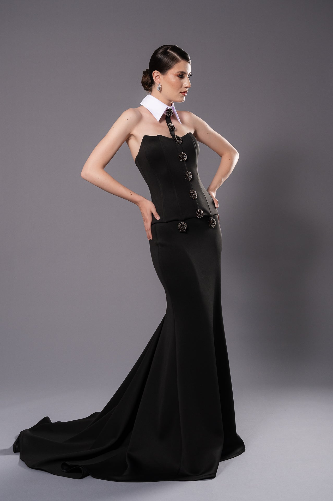 NOEMIE Corset With Collar