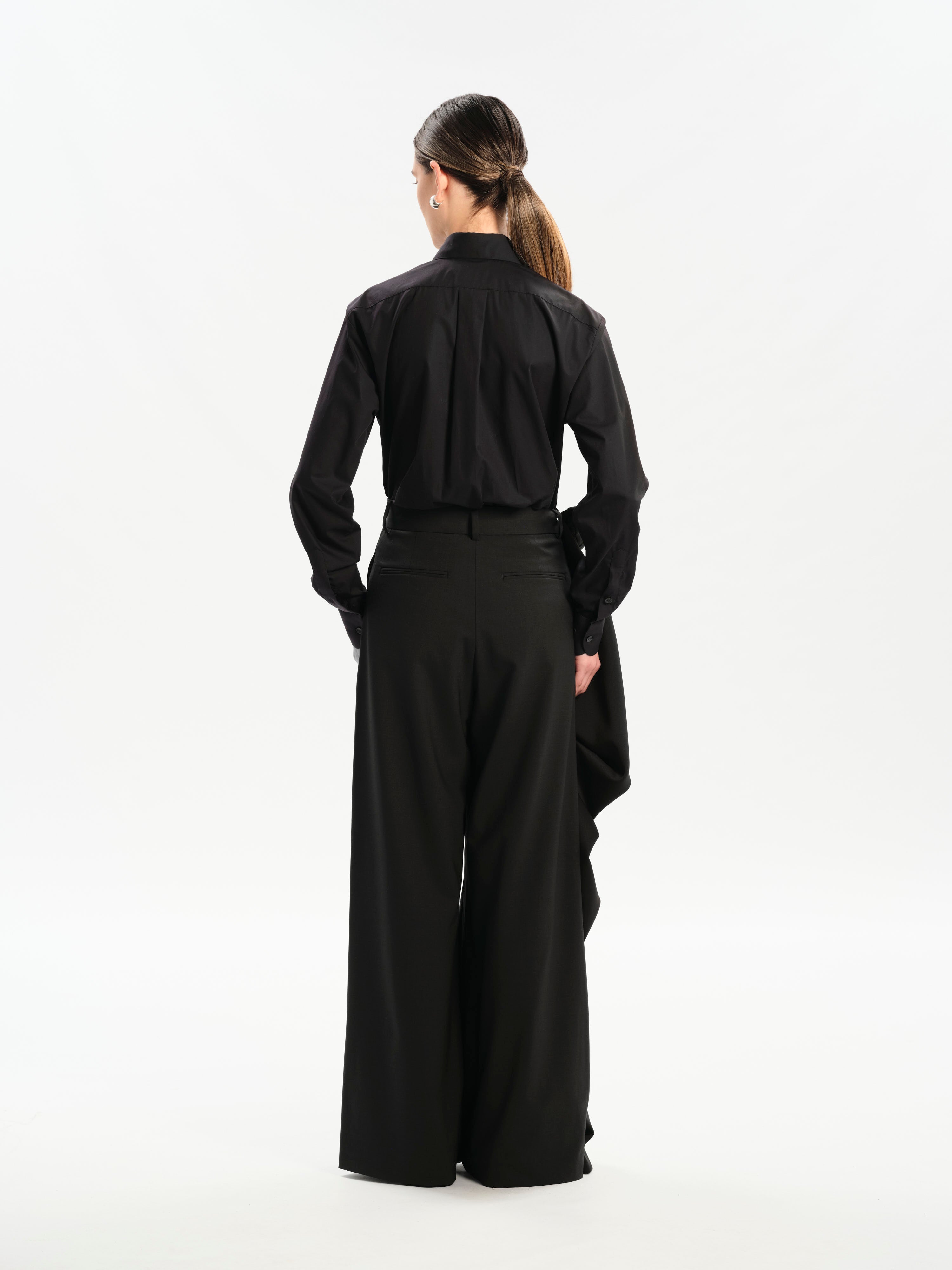 SOLENE Black Trousers