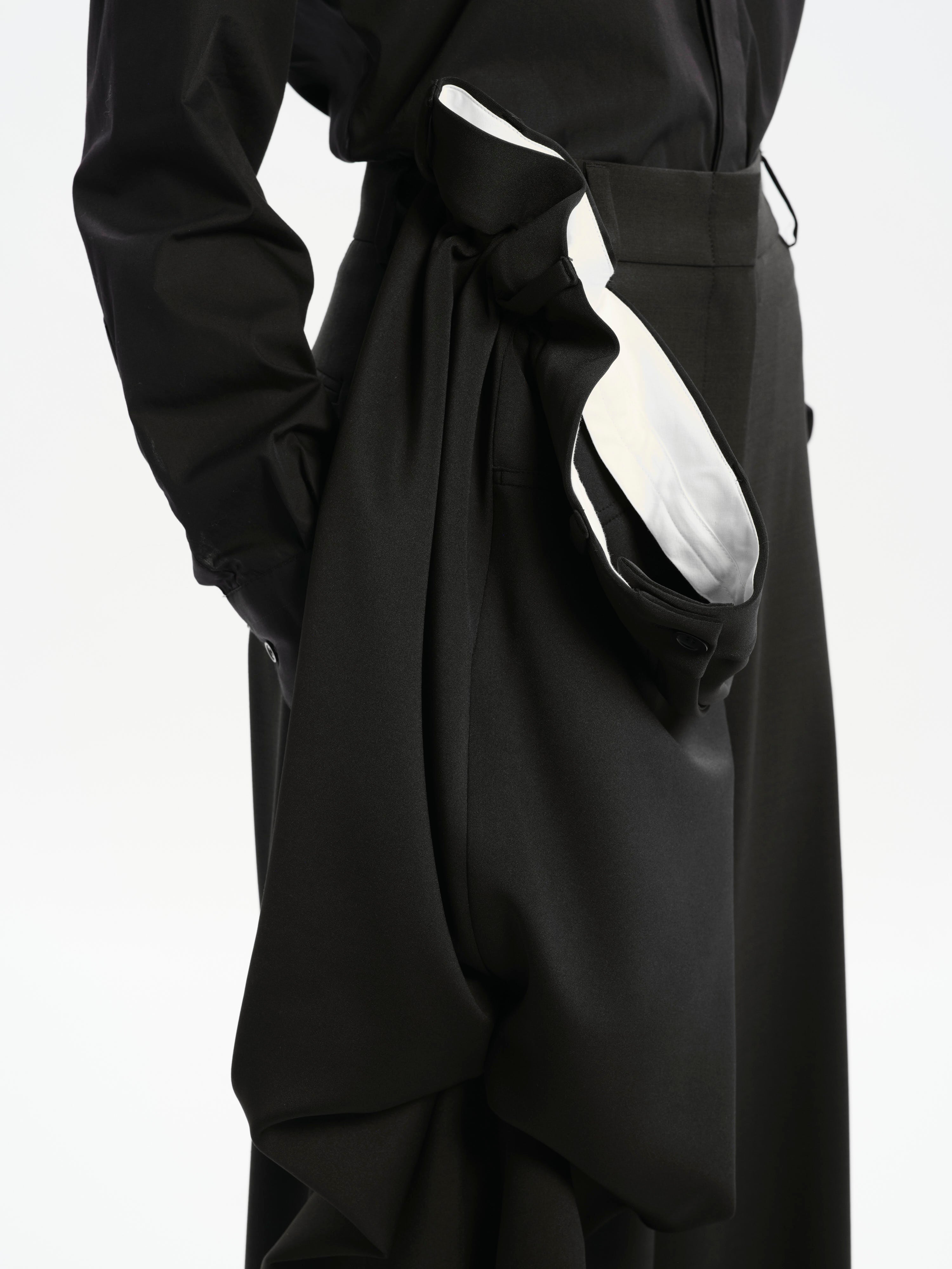 SOLENE Black Trousers