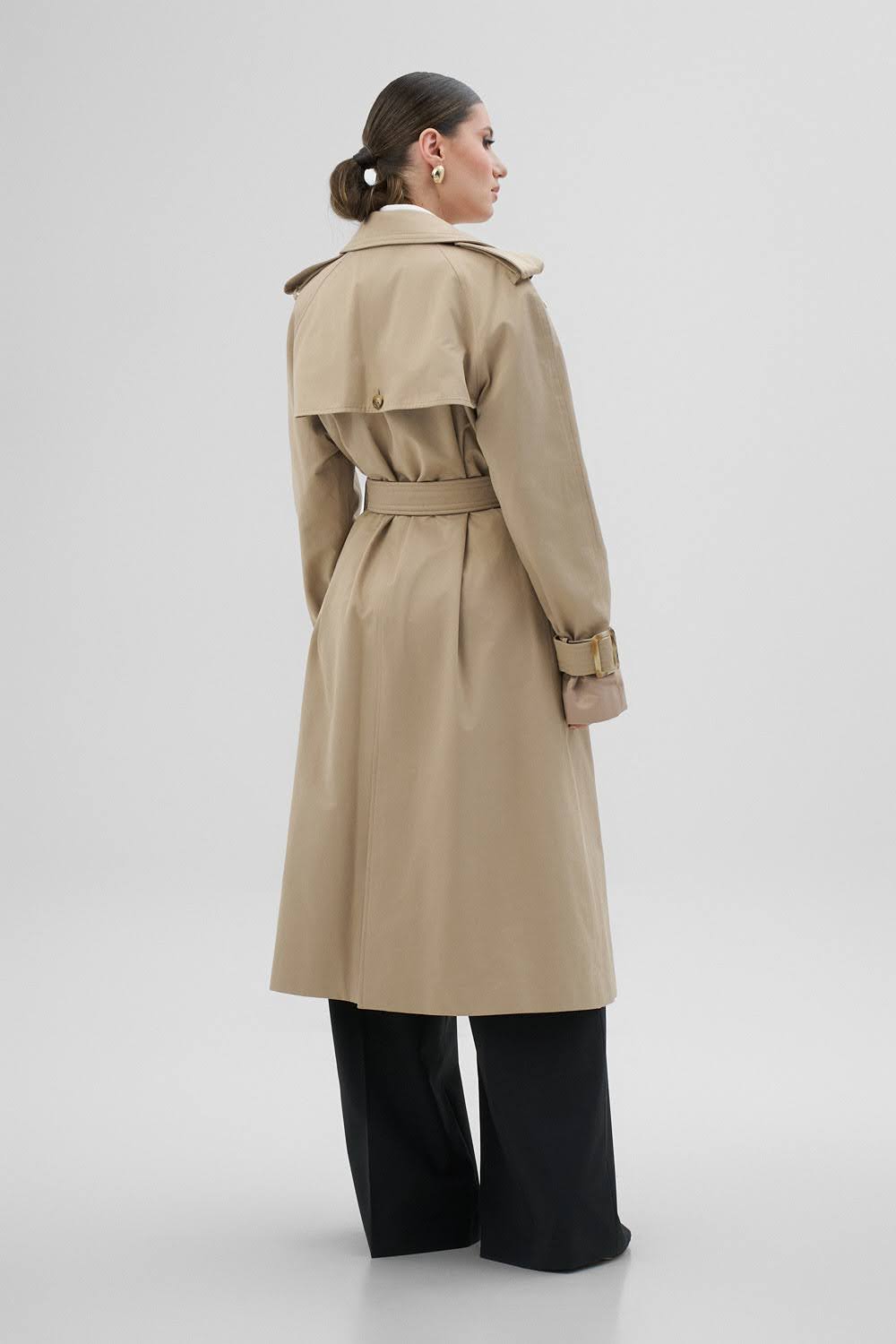 IARI Beige Long Trench Coat