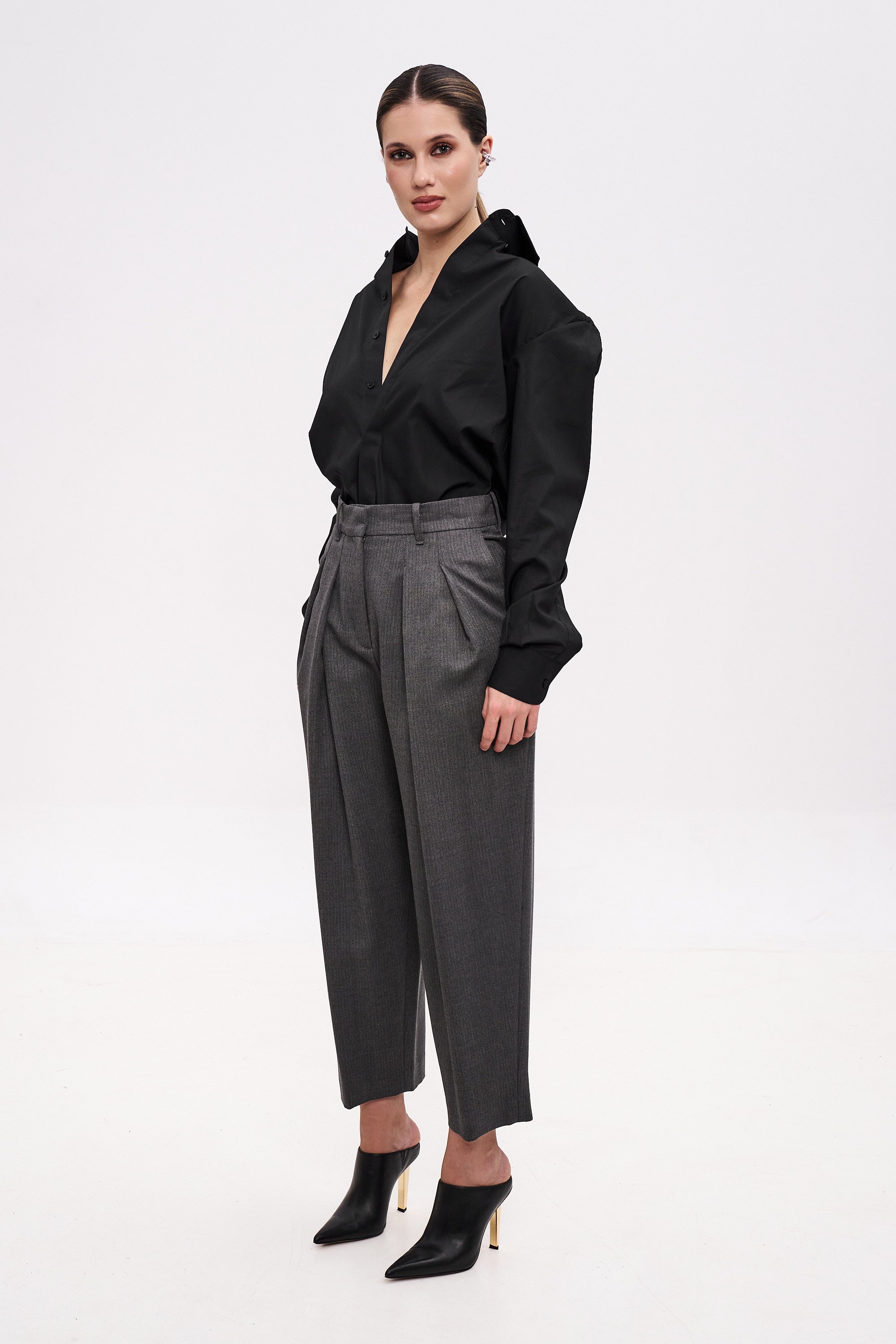 MANON Gray Trousers