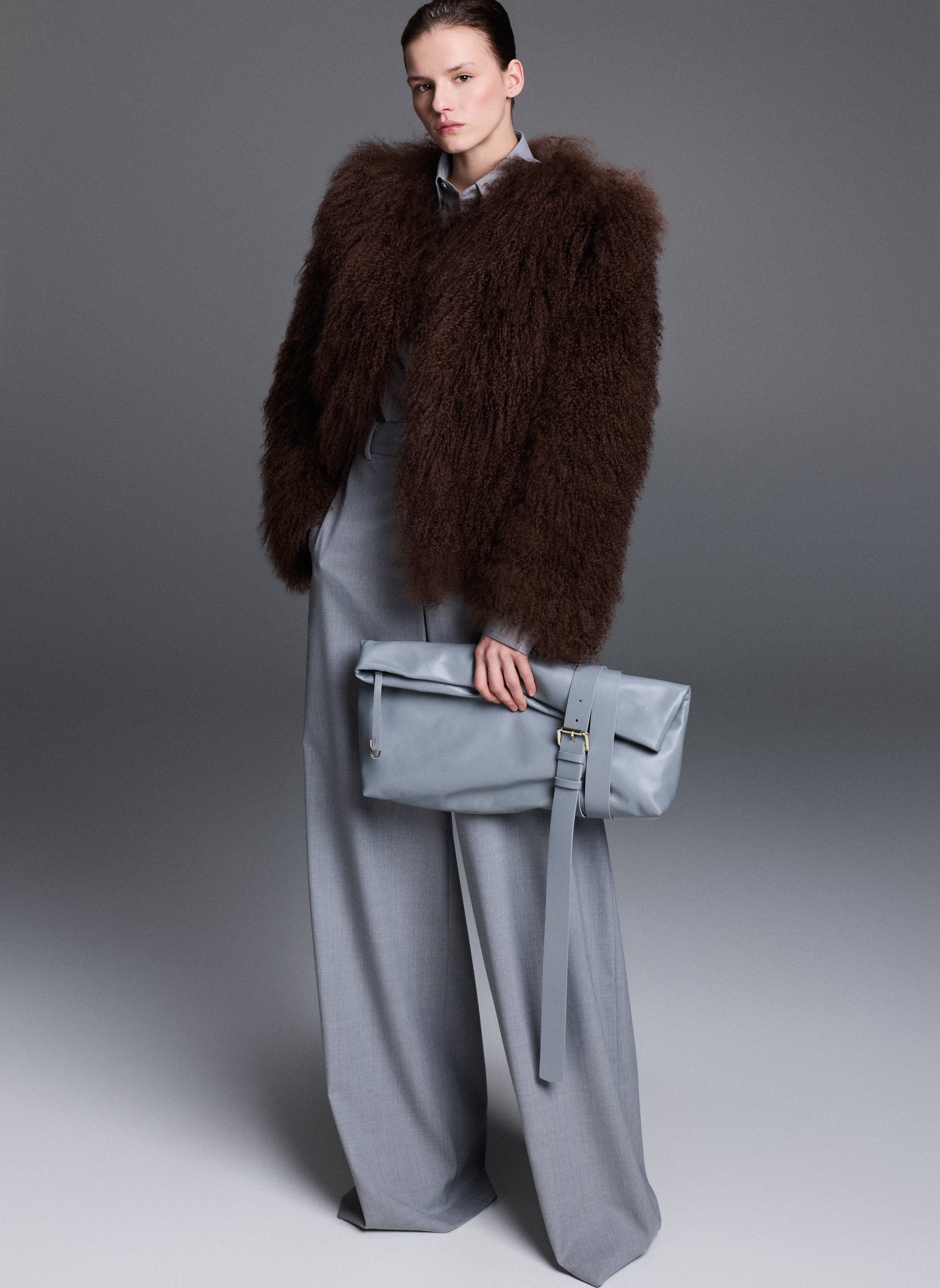 Grey Handbag DUALITAE x MUSETTE