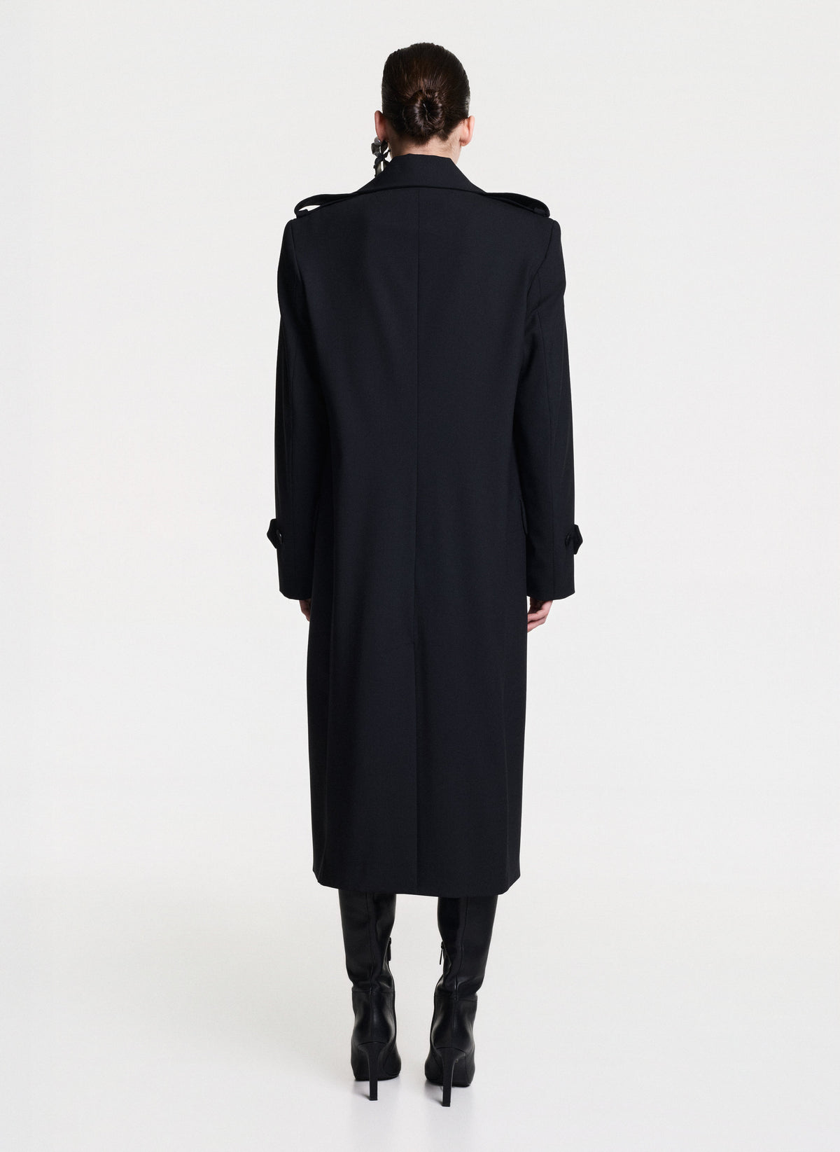 Double-Breasted Long Jacket