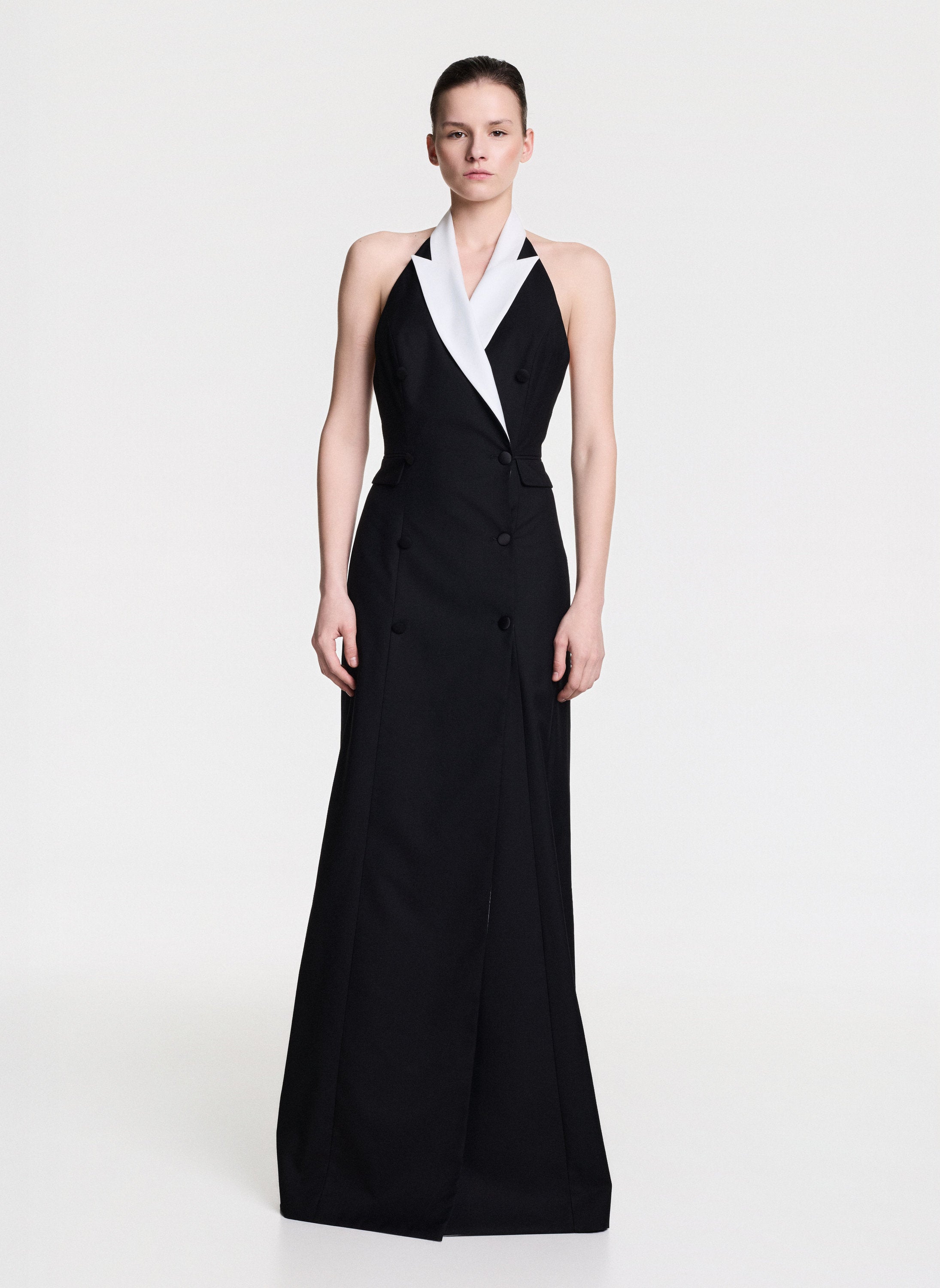 Architectural Blazer Evening Dress