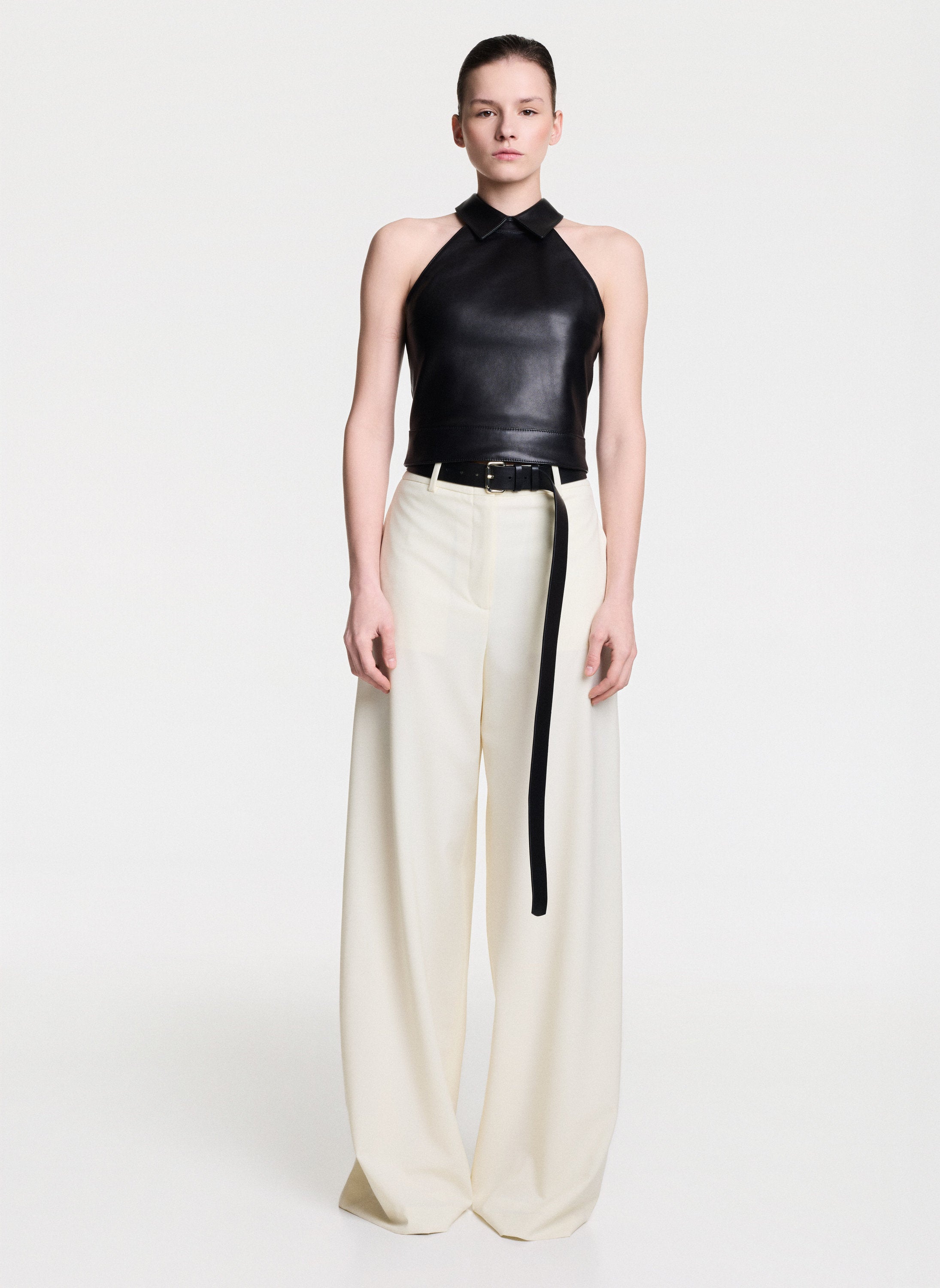 MARGOT White Tailored Trousers
