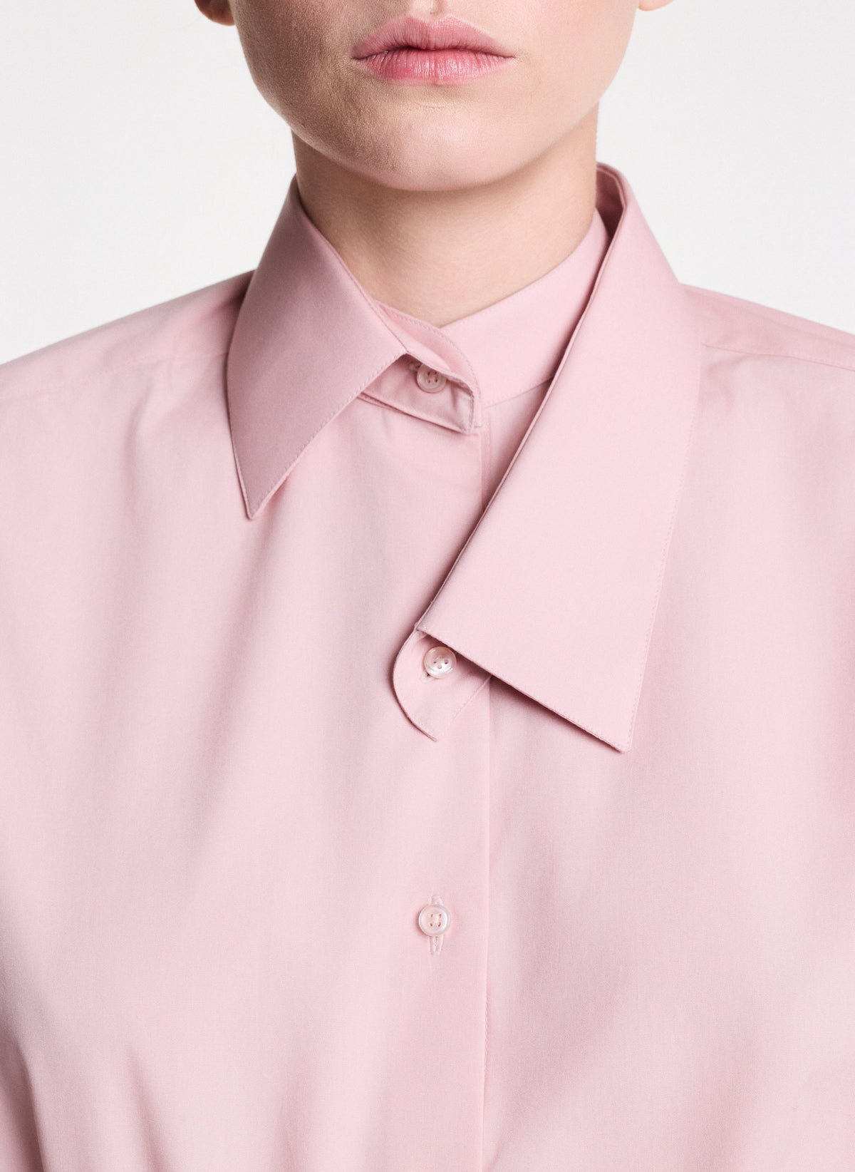 Shirt With Detachable Collar & Cuffs