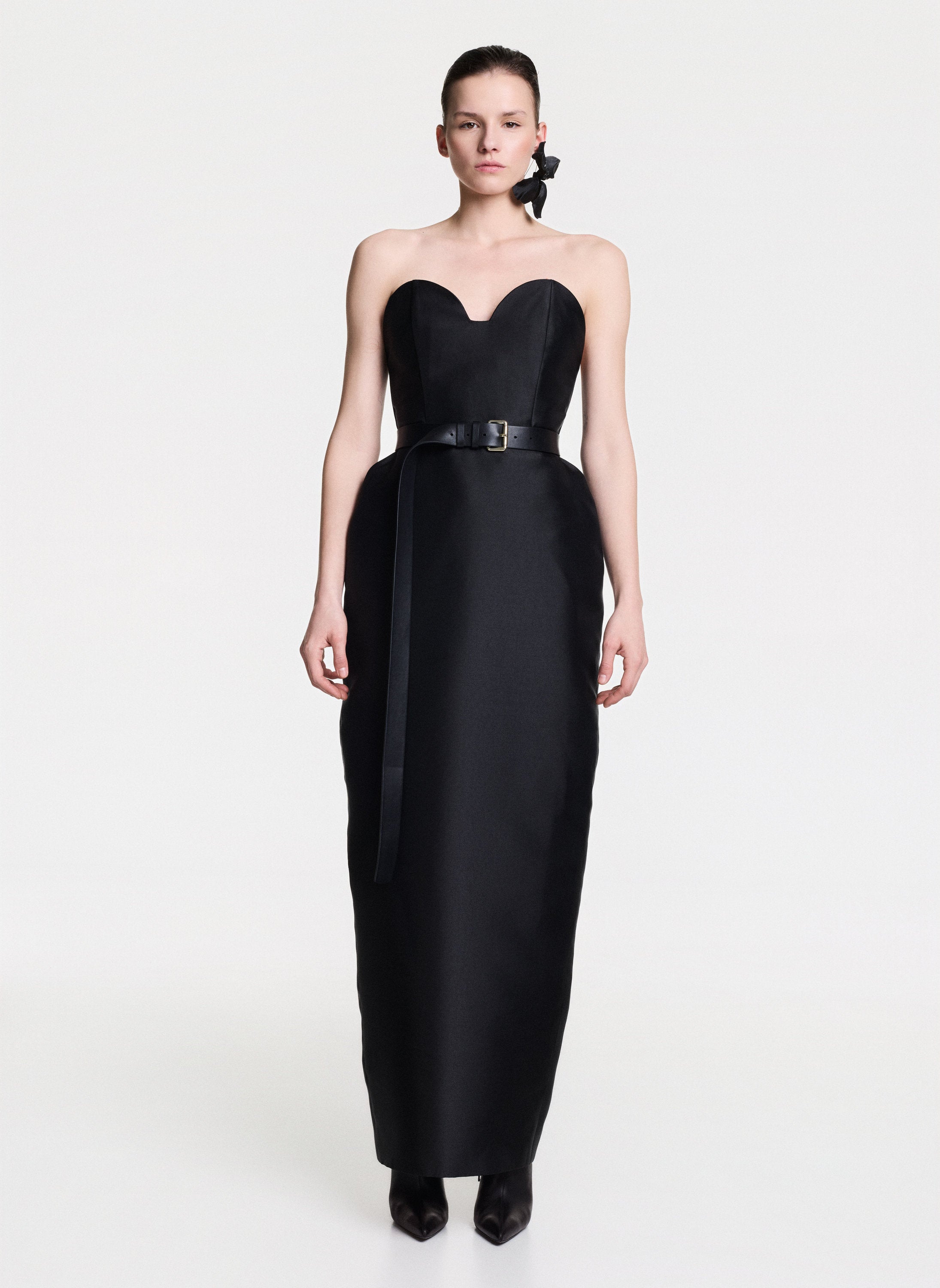Heart Shape Black Dress
