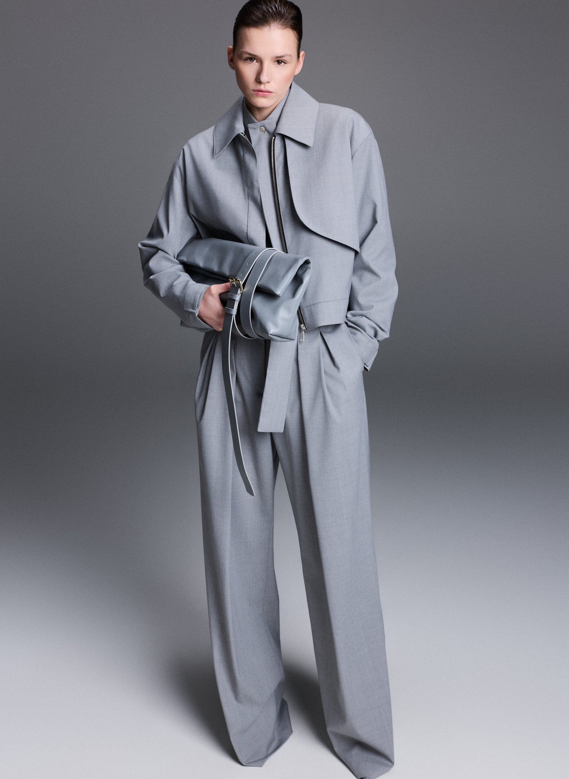 Grey Handbag DUALITAE x MUSETTE