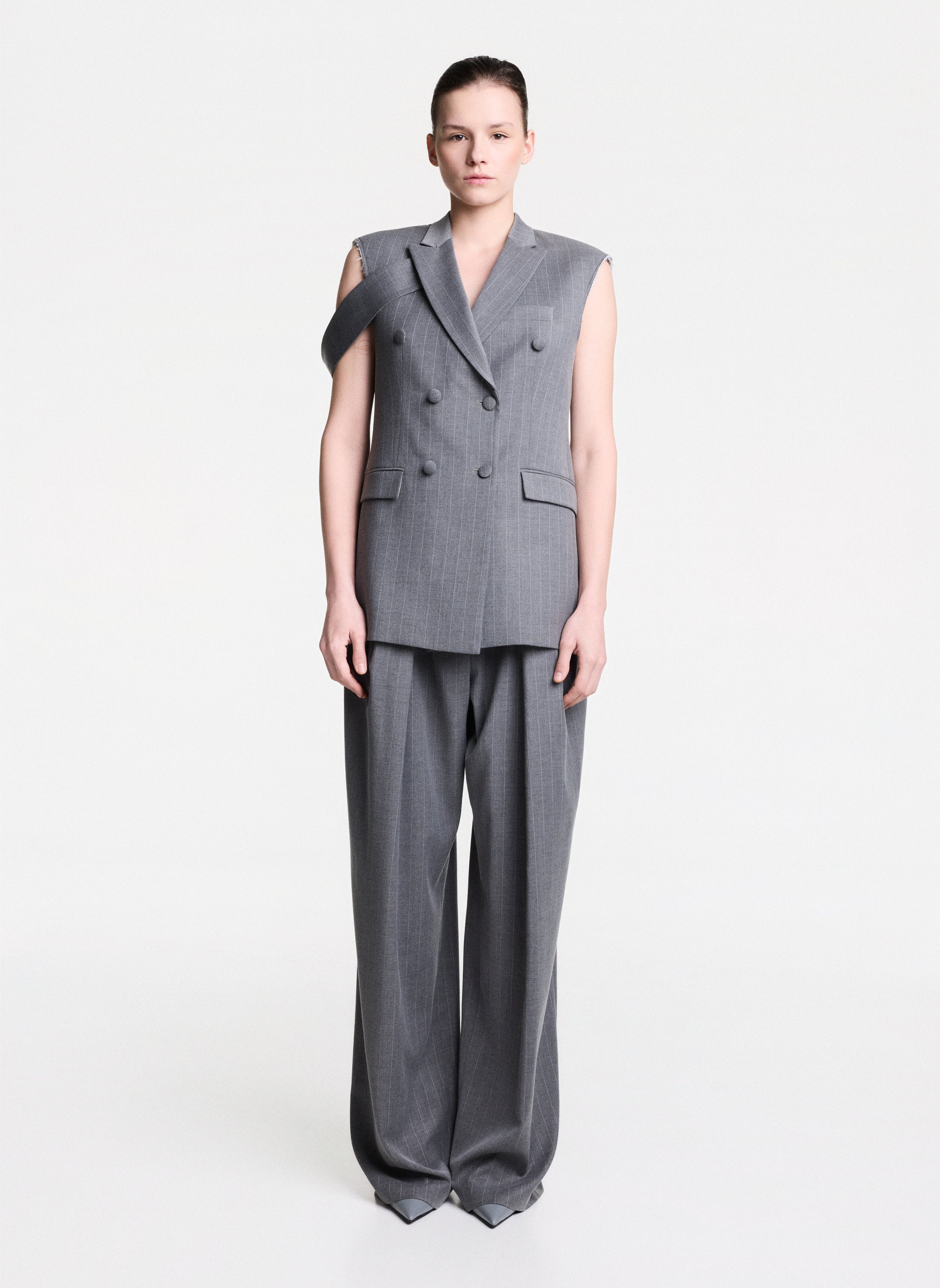 VALENTINA Tailored Trousers With Pleats