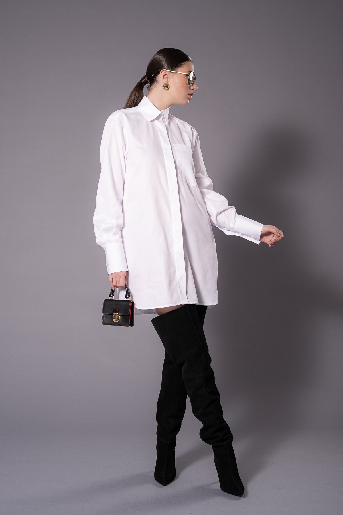 VICTORIA White Long Shirt