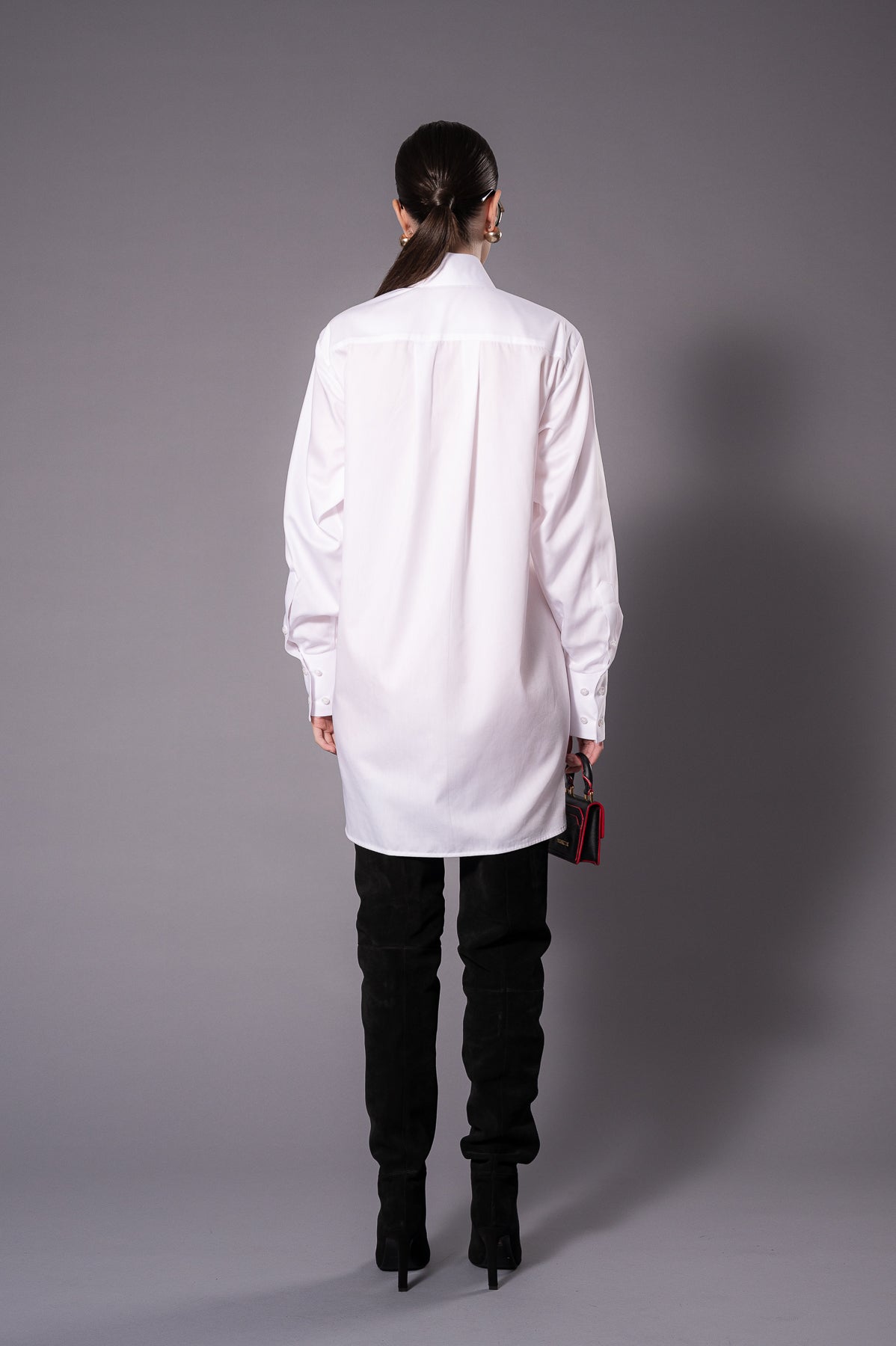 VICTORIA White Long Shirt