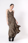 LOLA Animal Print Long Slip Dress