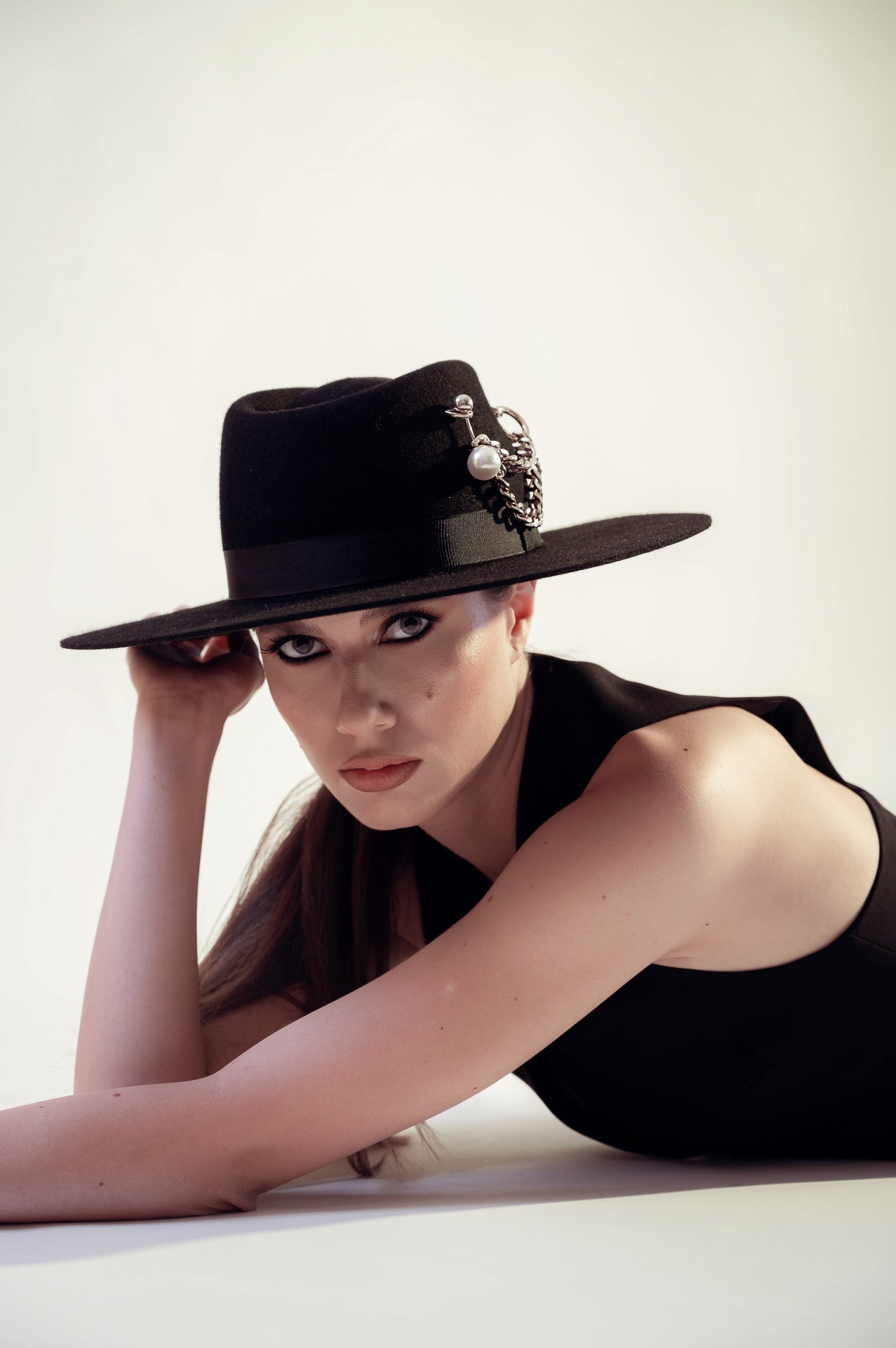 Black Fedora Hat Dualitae X Dadarlat