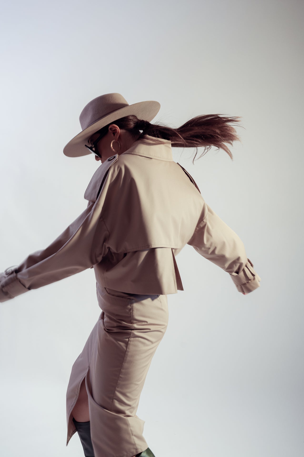Beige Fedora Hat Dualitae X Dadarlat