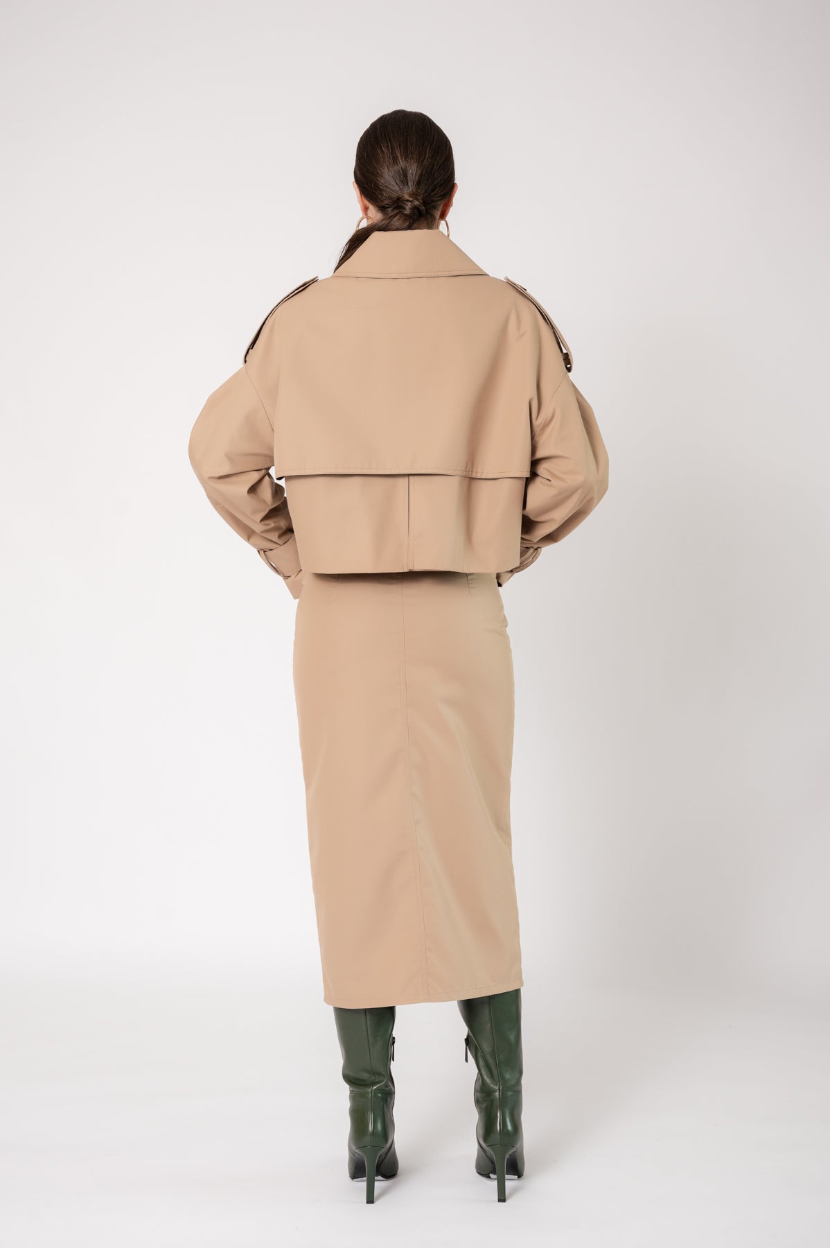 LEA Short Trench Coat