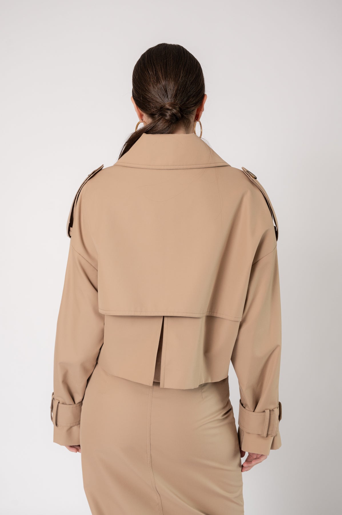 LEA Short Trench Coat