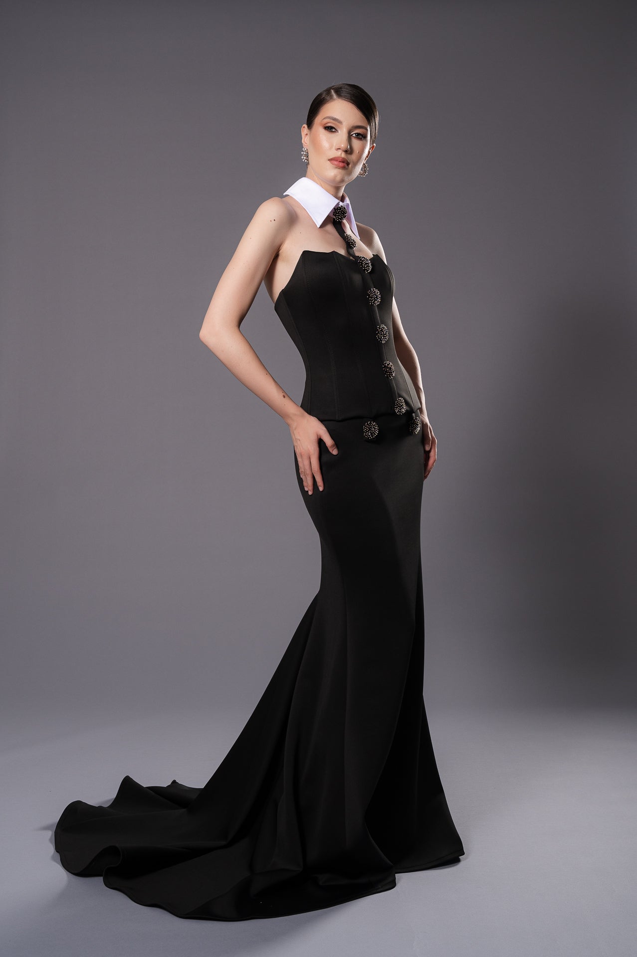 NOEMIE Corset With Collar