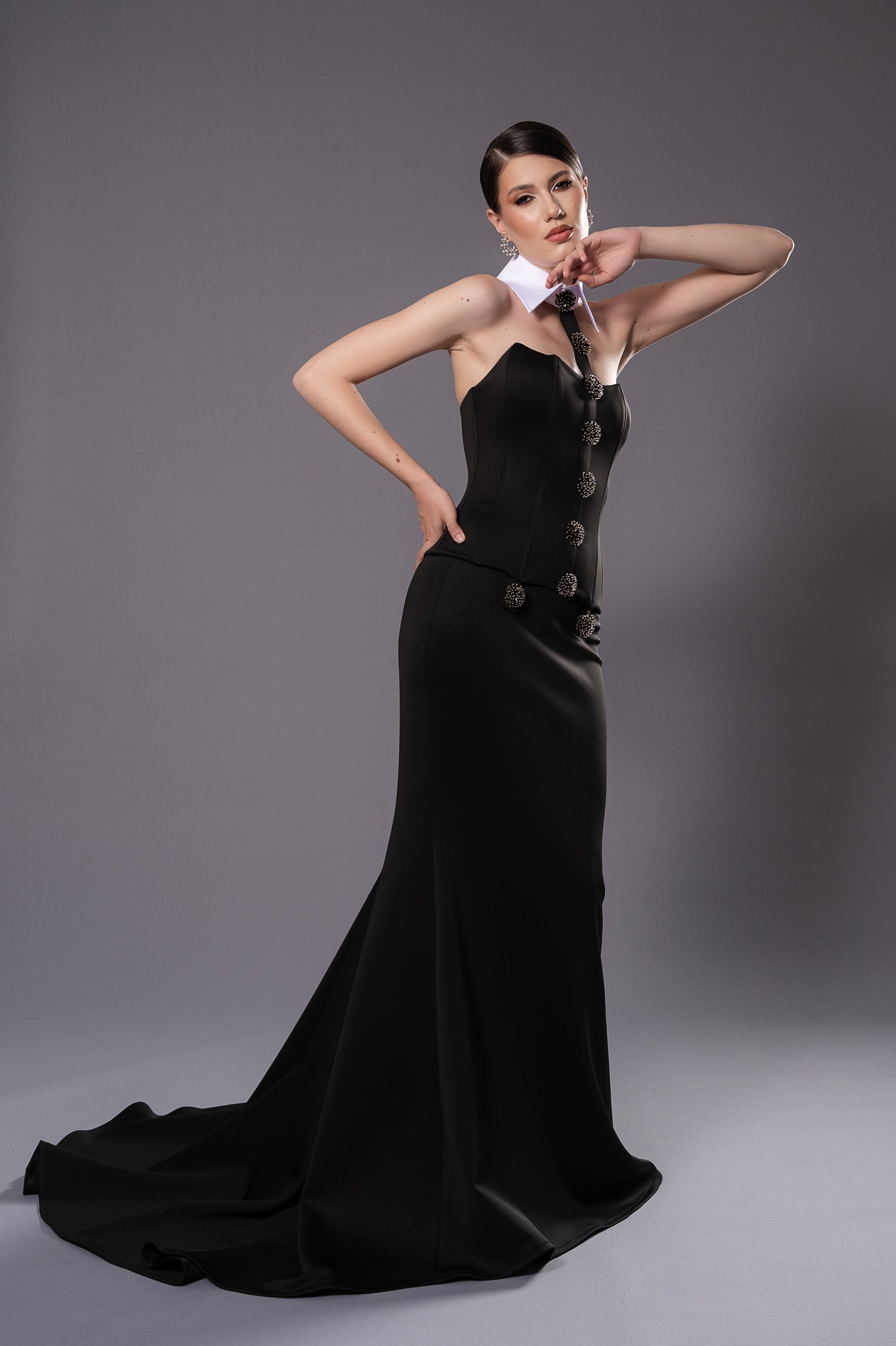 NOEMIE Corset With Collar
