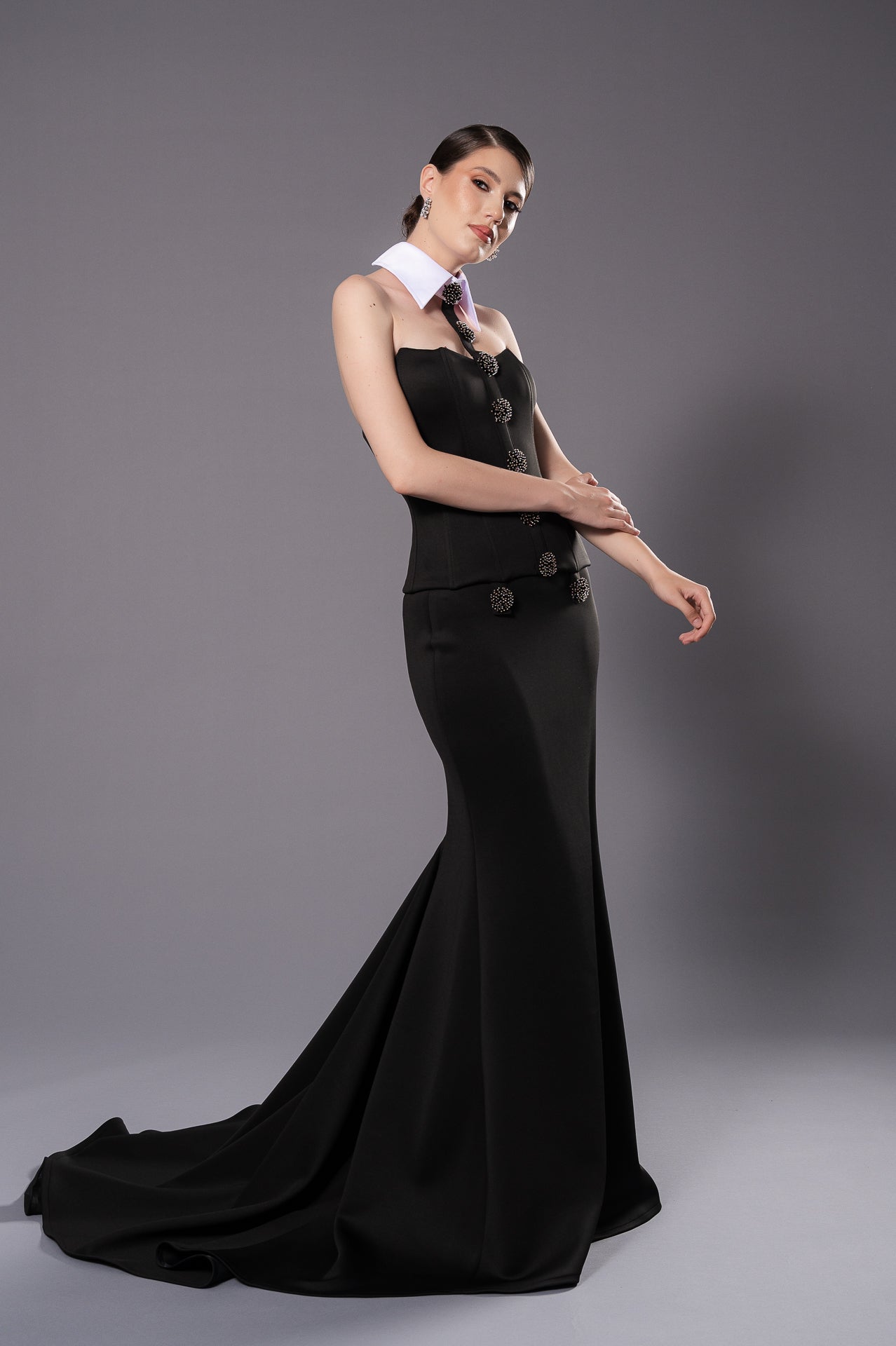 NOEMIE Corset With Collar