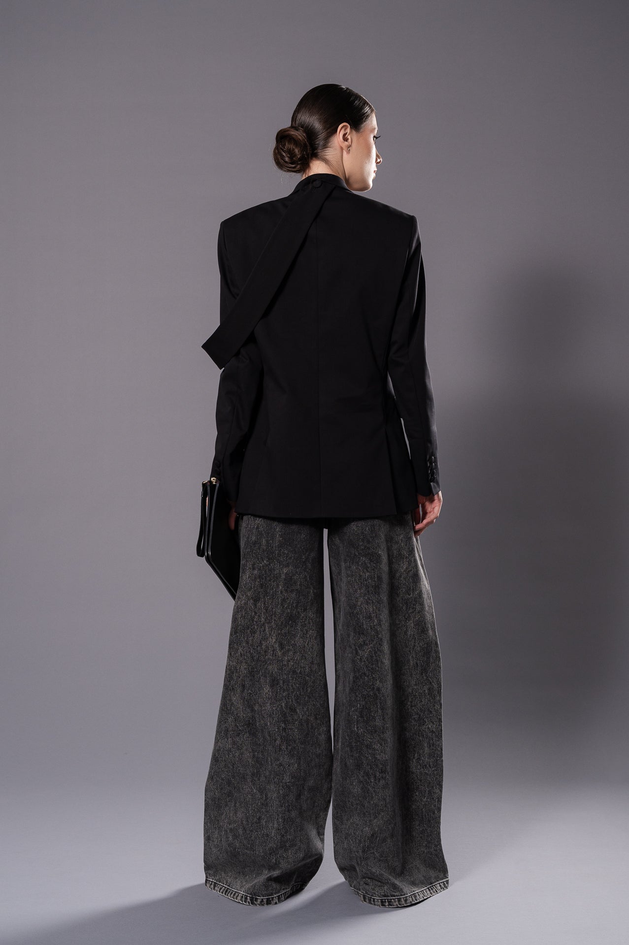 ALLEGRA High Waist Wide Leg Jeans