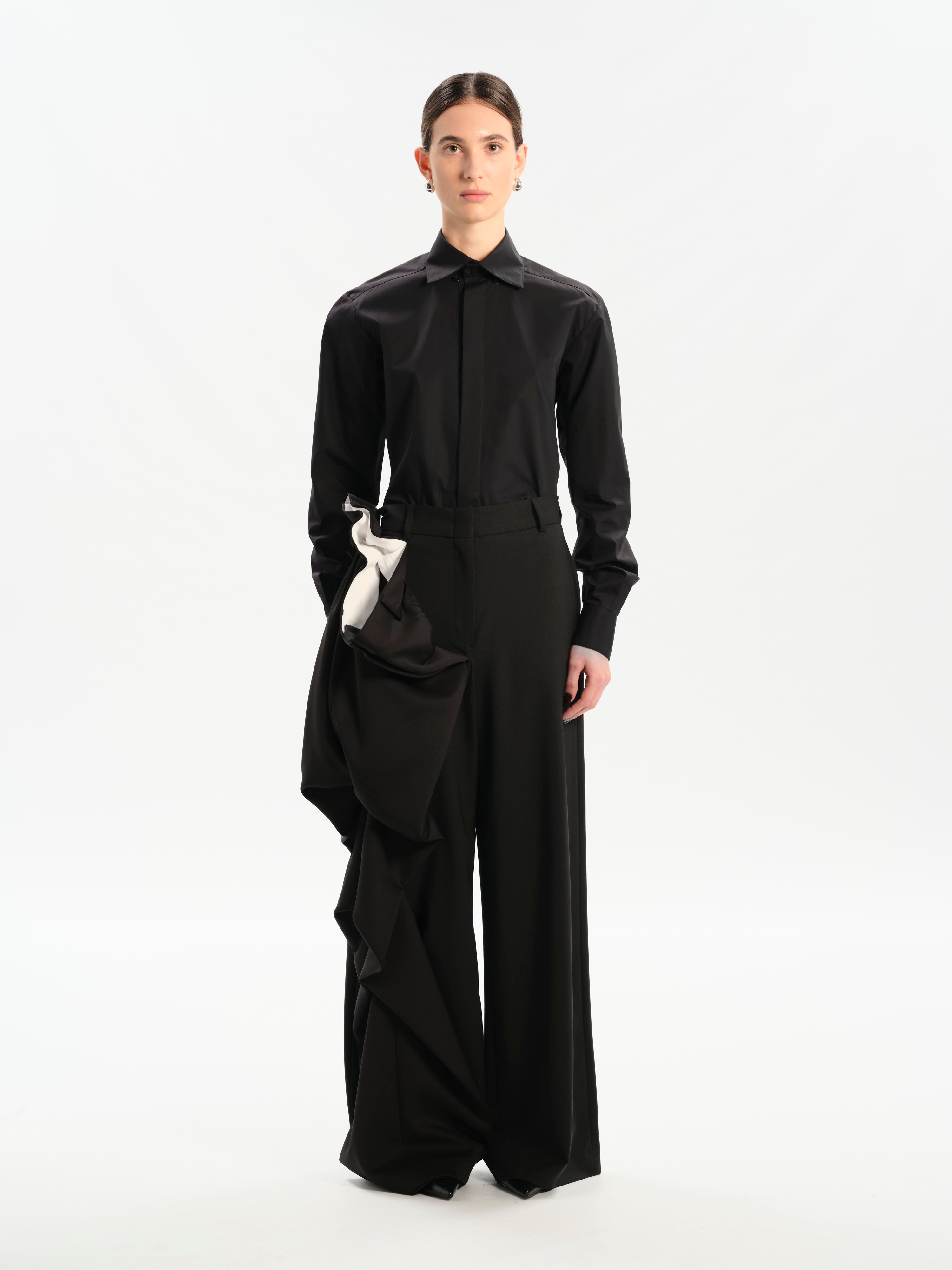 SOLENE Black Trousers