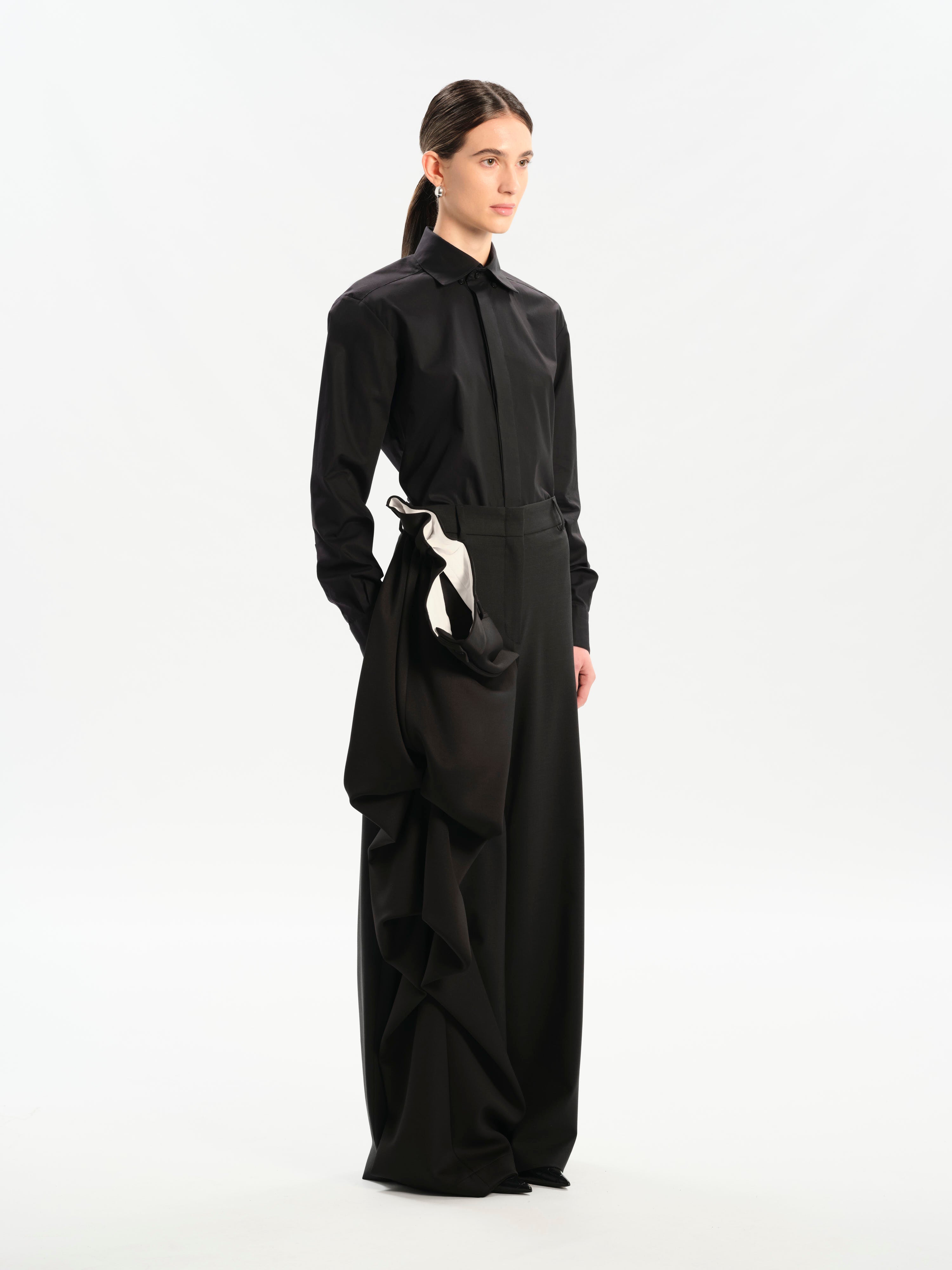 SOLENE Black Trousers