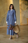DAISY Blue Shirt Dress