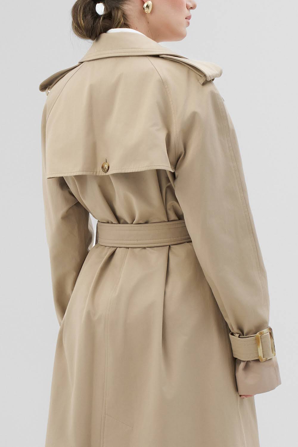IARI Beige Long Trench Coat