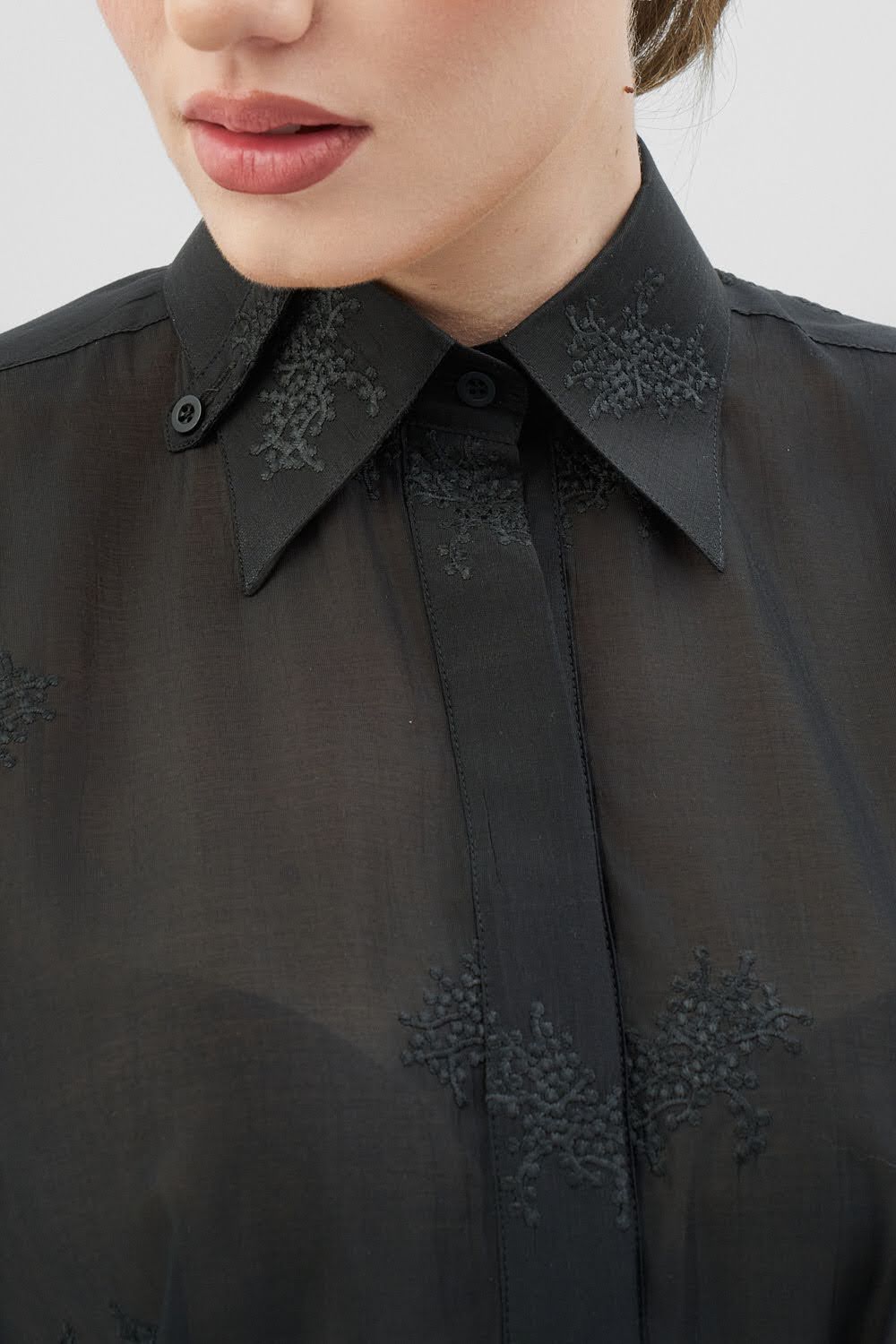 DAISY Black Shirt Dress