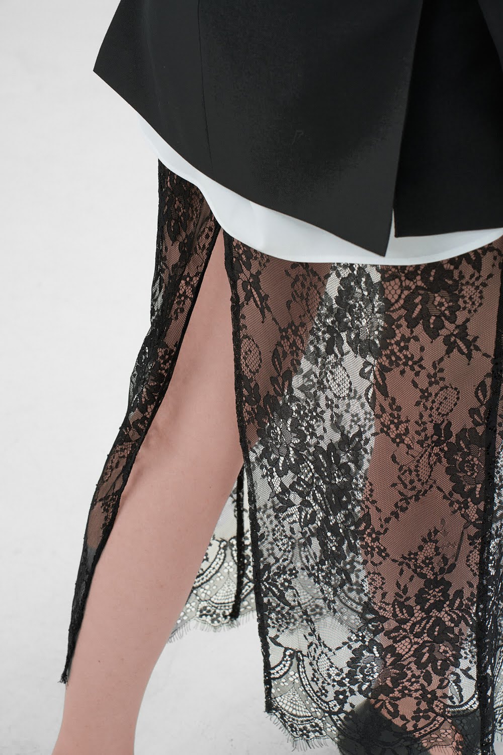 LENA Black Lace Skirt