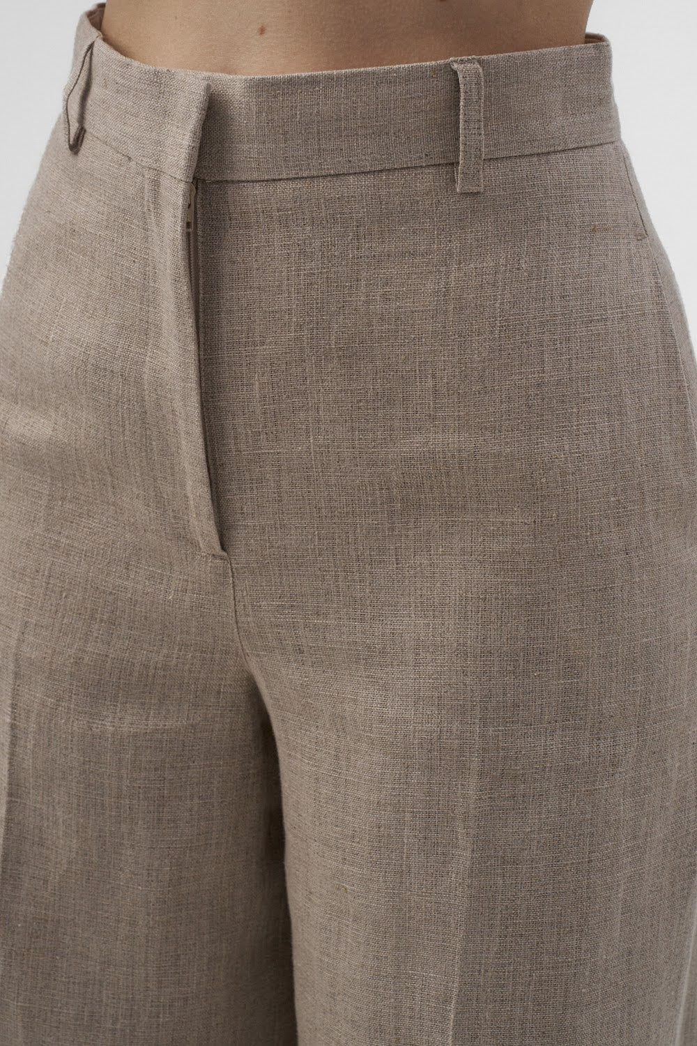 YVETTE Beige Linen Suit