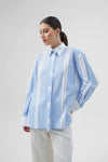 JULIA Blue Cotton Shirt