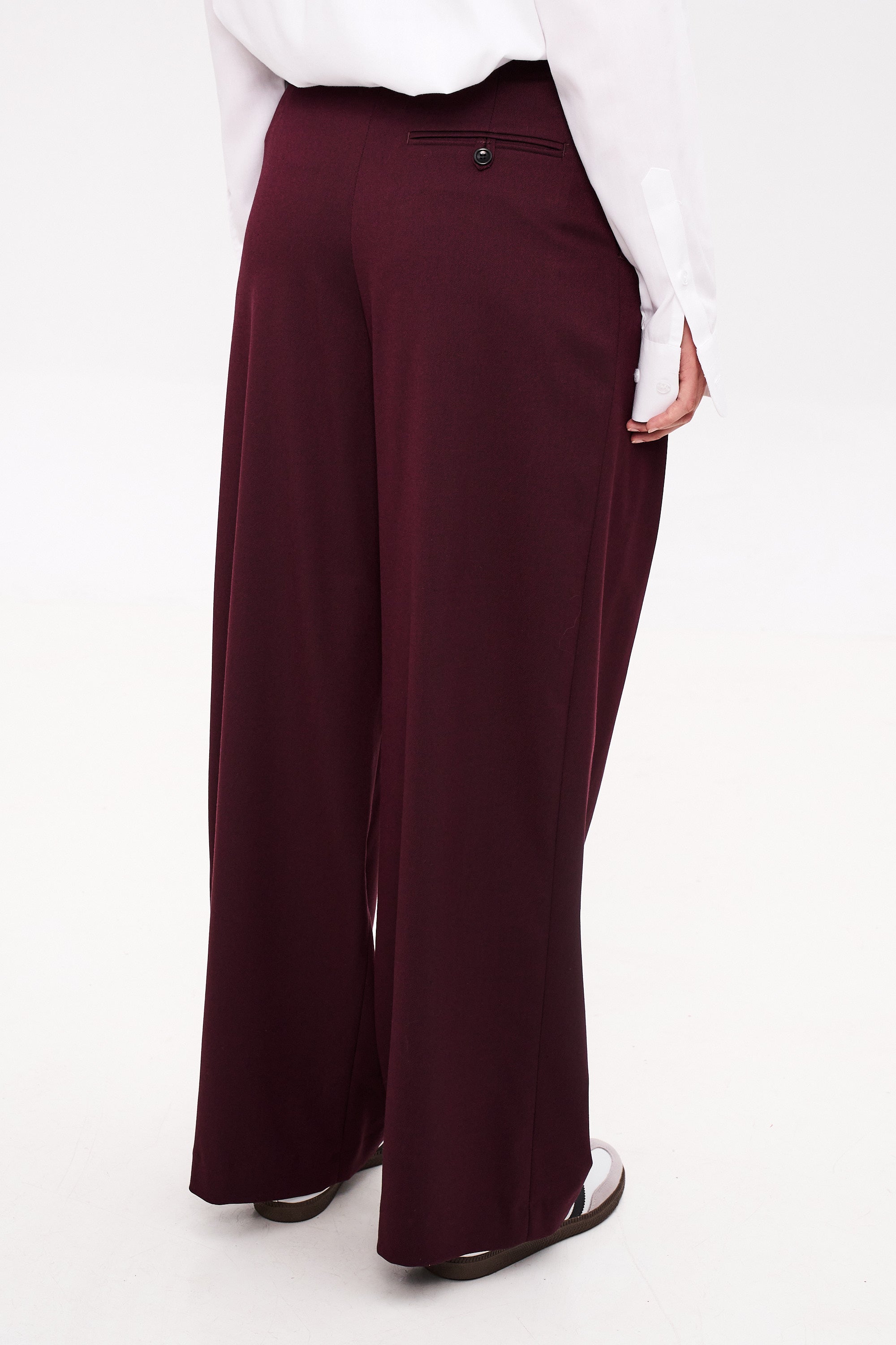 MANON Burgundy Trousers