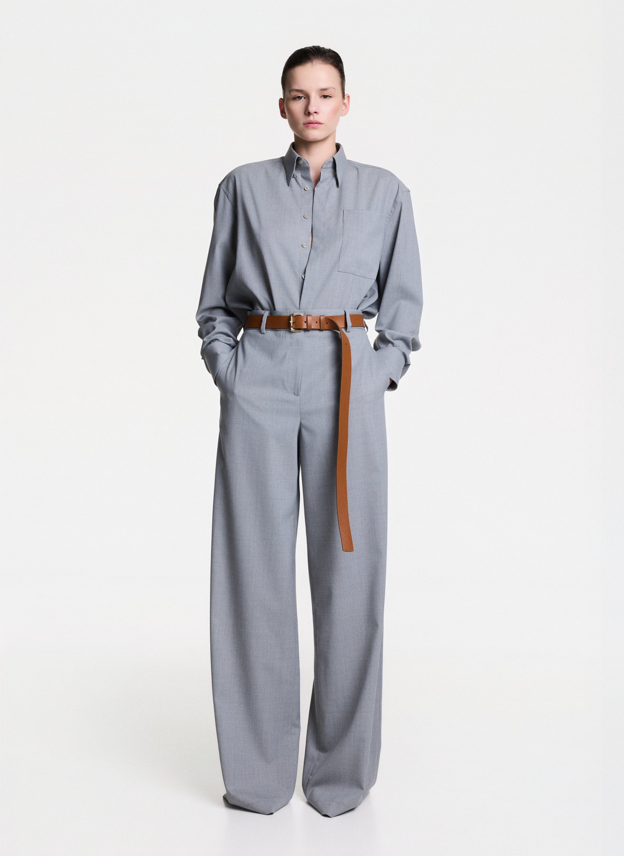 Cognac Belt DUALITAE x MUSETTE