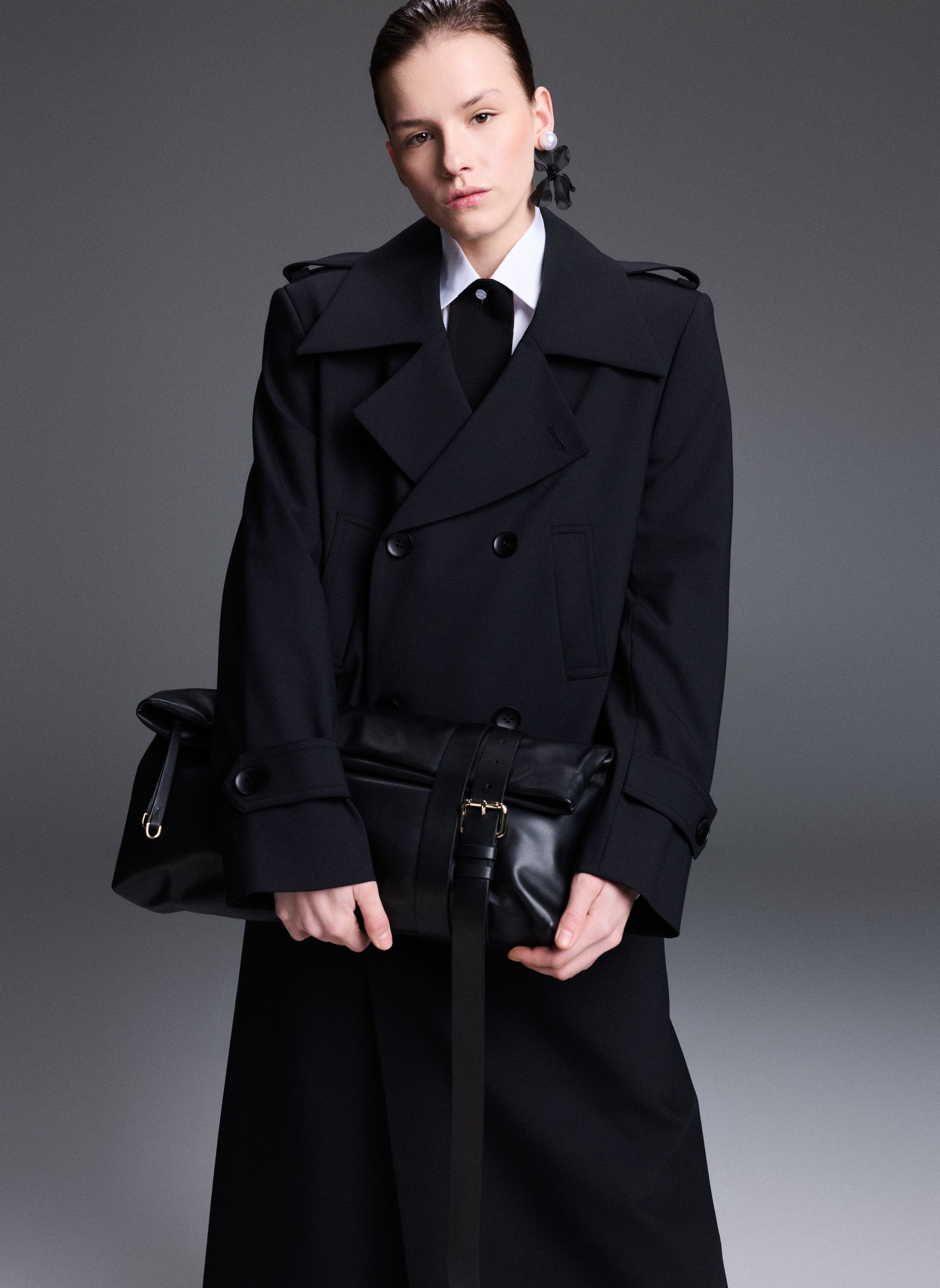 Black Handbag DUALITAE x MUSETTE