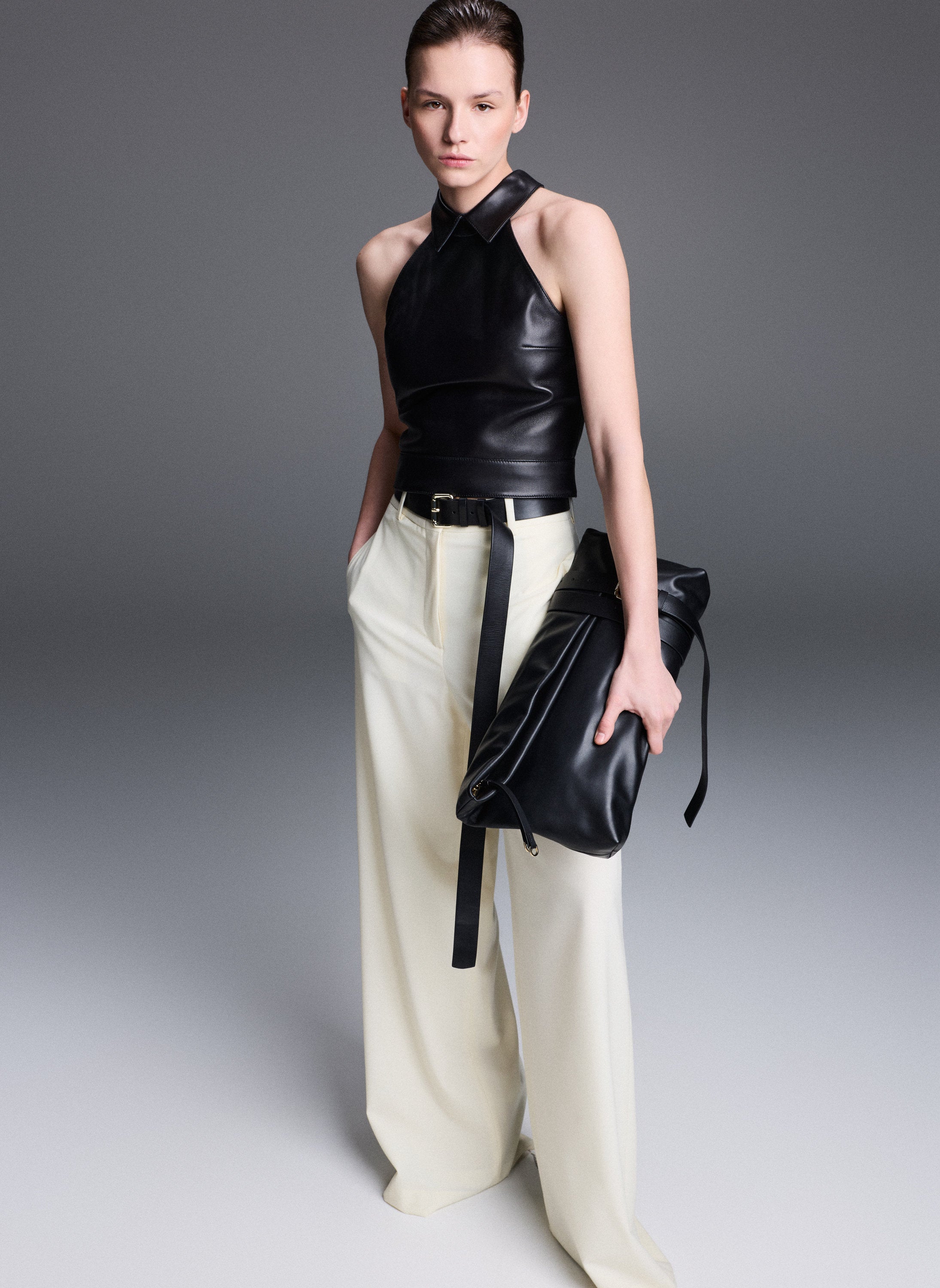 Black Handbag DUALITAE x MUSETTE