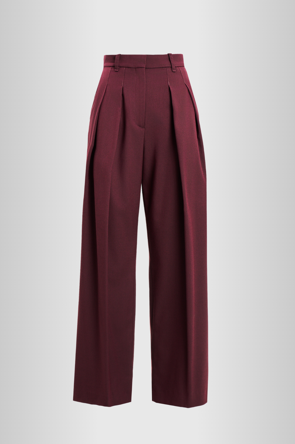 MANON Burgundy Trousers