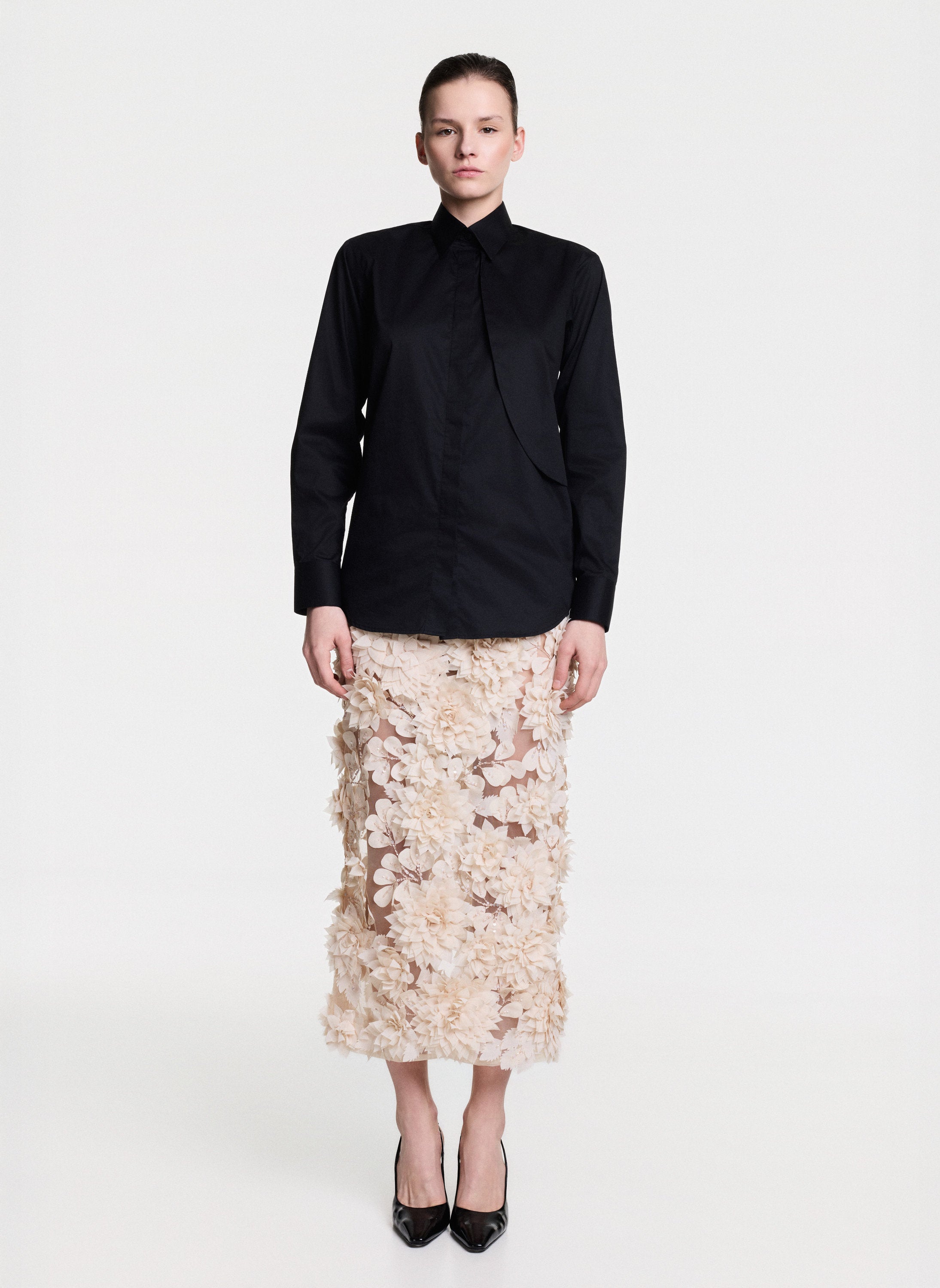 Midi Floral Skirt