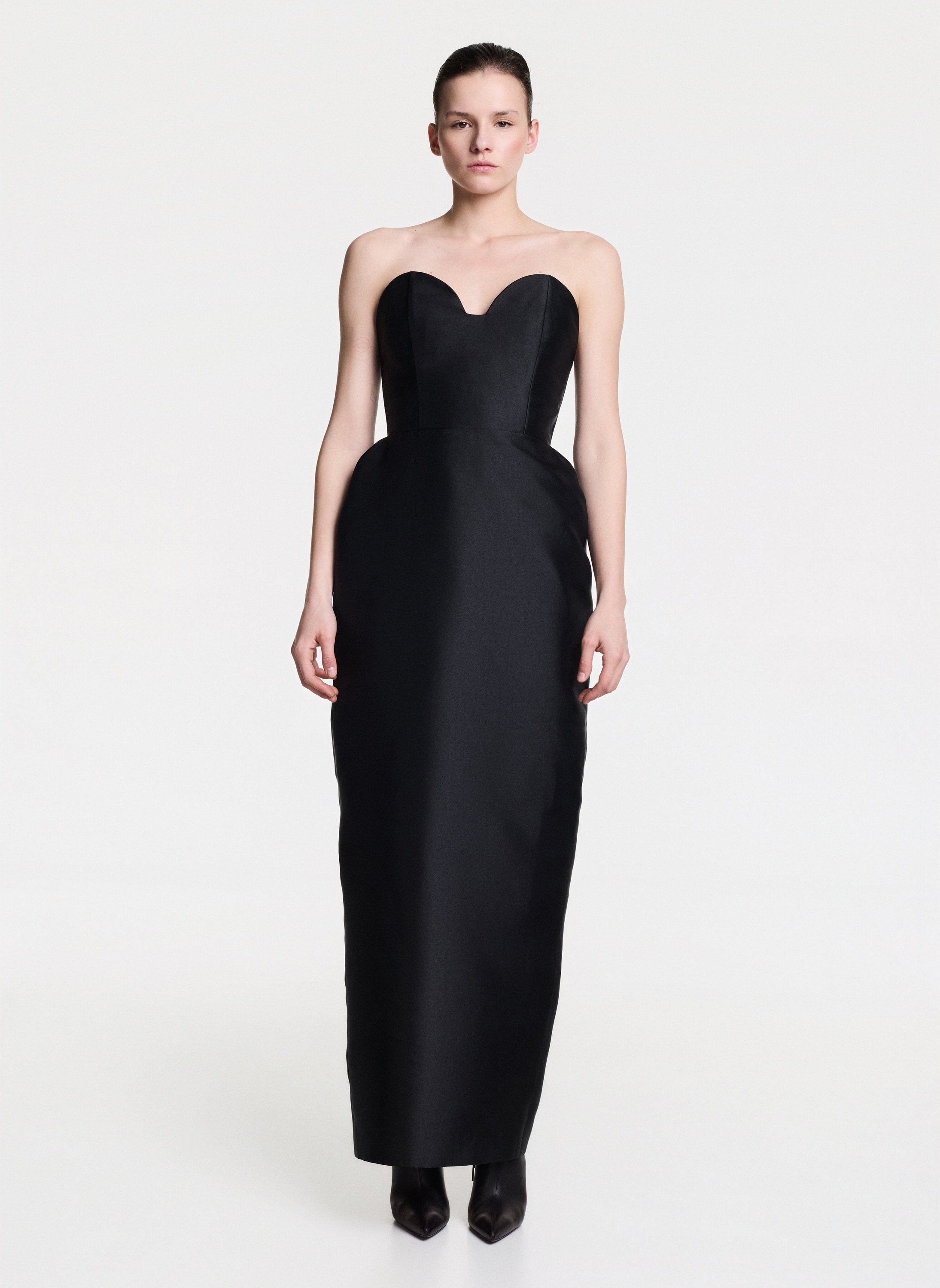 Heart Shape Black Dress