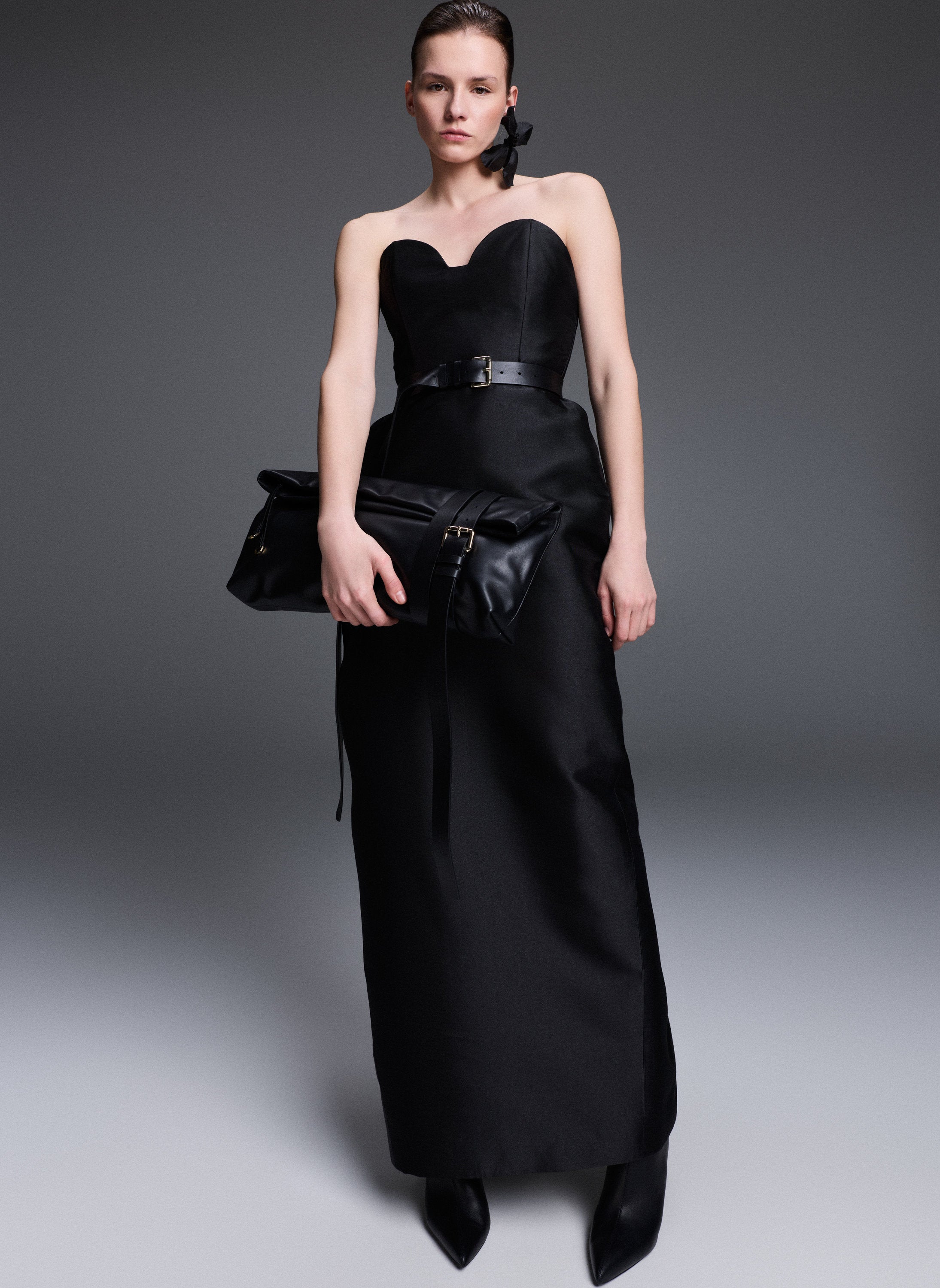 Heart Shape Black Dress