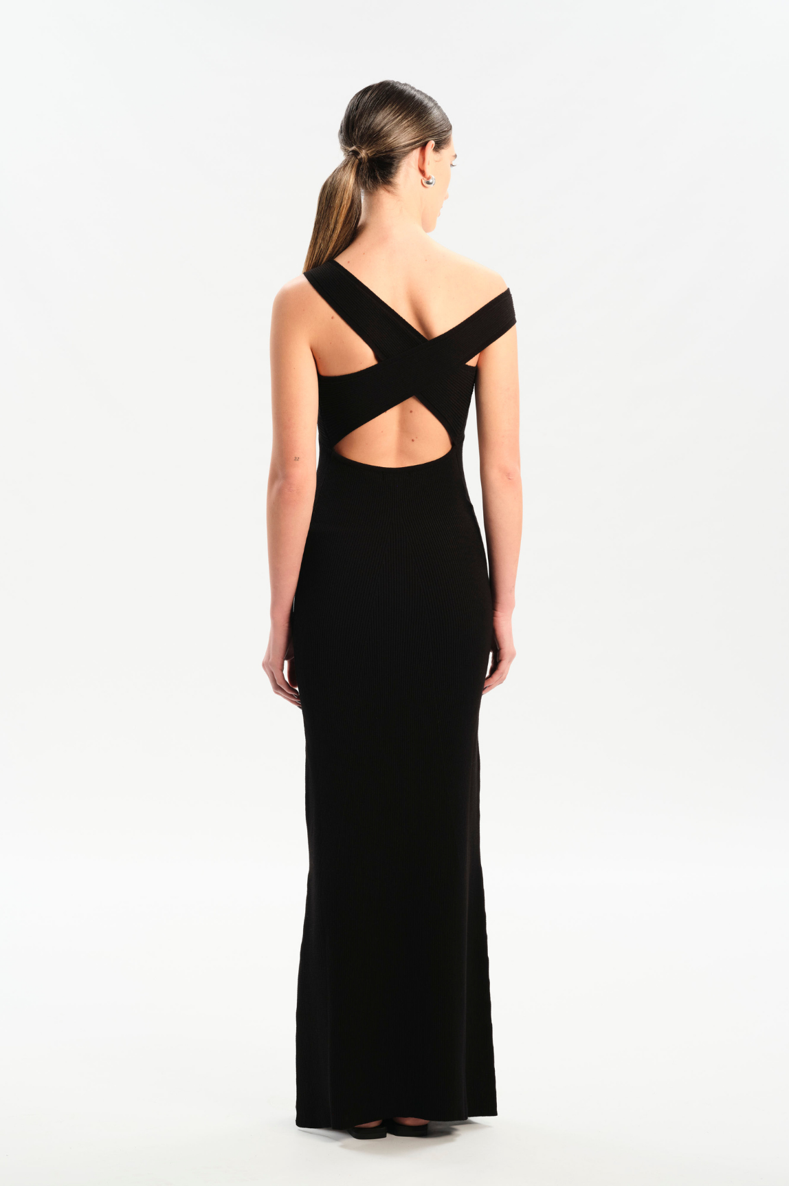 VIKY Black Knit Dress