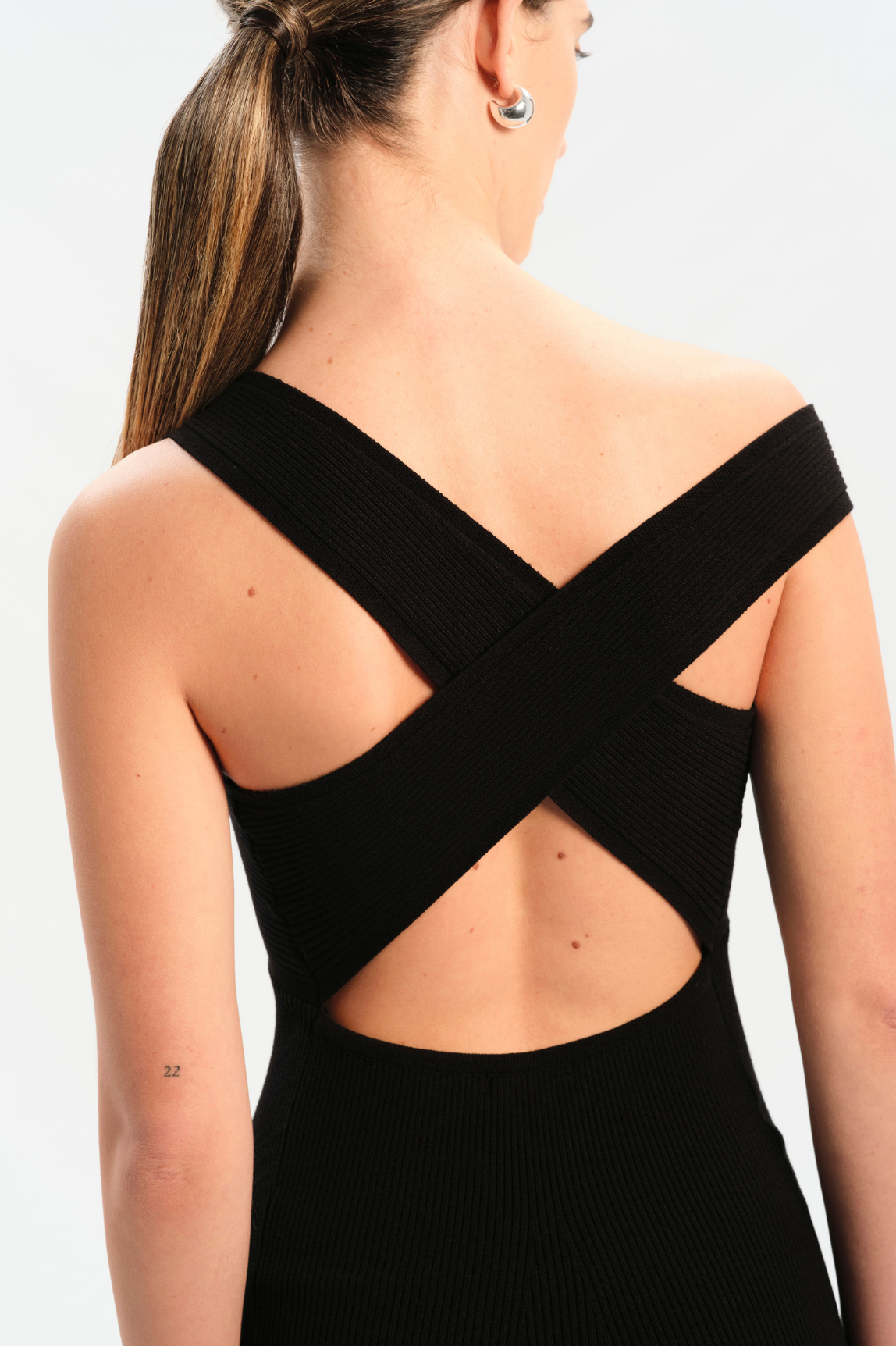 VIKY Black Knit Dress