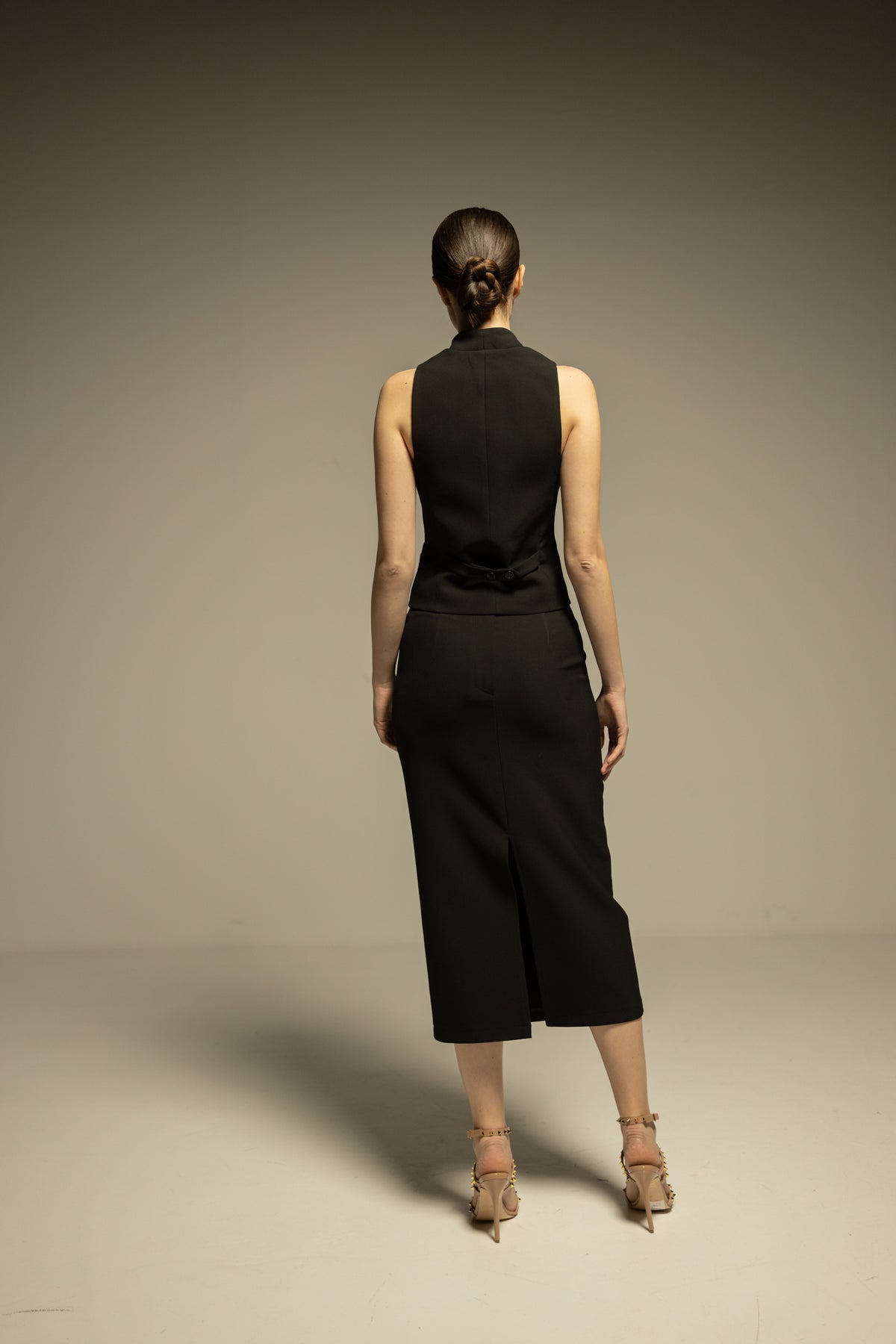 Vest and Cargo Skirt Set